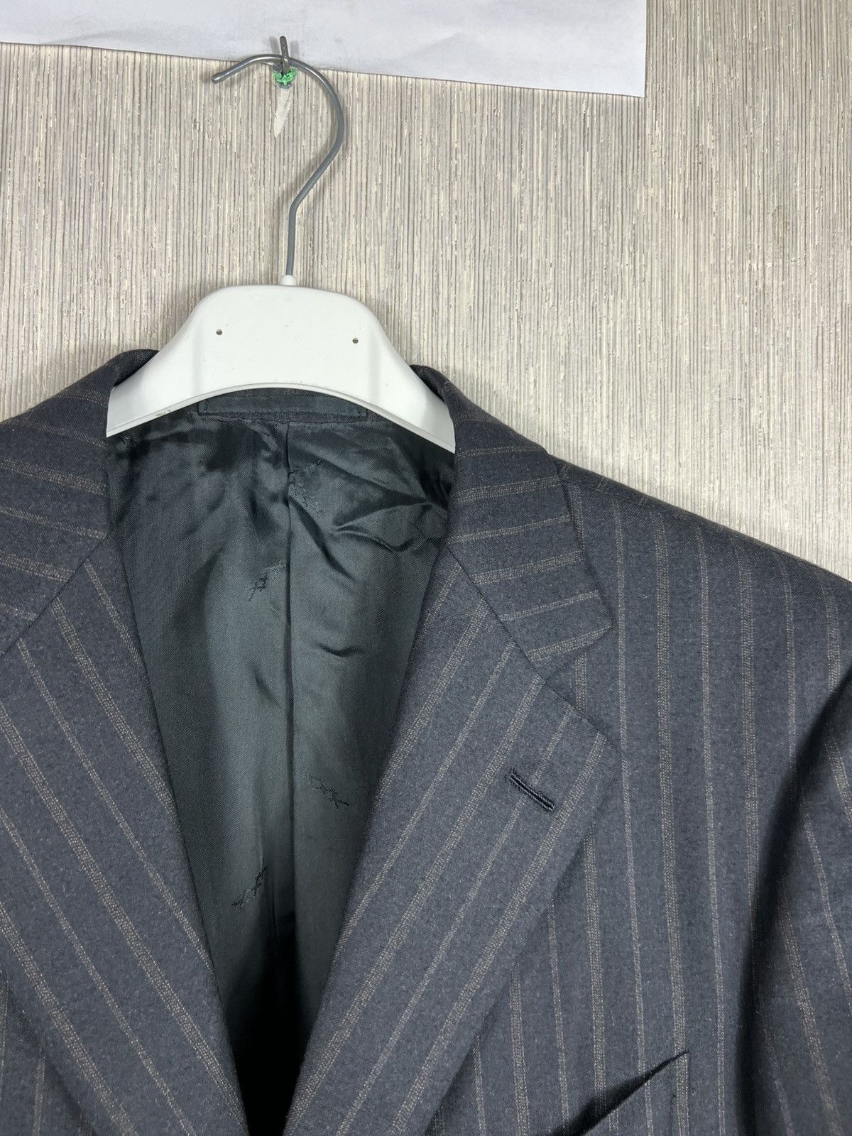 Ermenegildo Zegna Ermenegildo Zegna Couture wool striped blazer jacket italian Size 48R - 12 Thumbnail