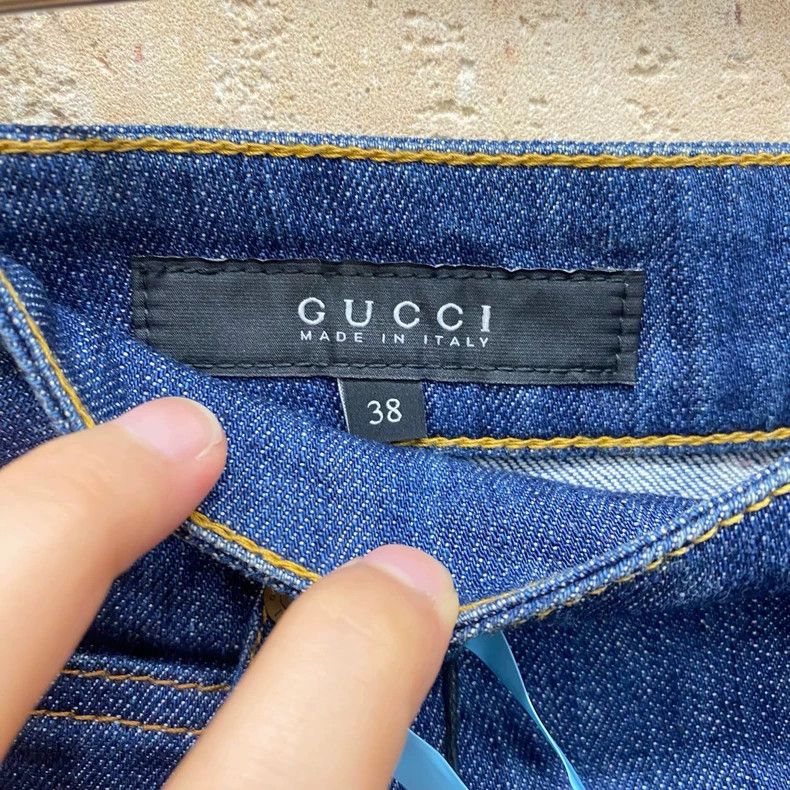 Gucci Gucci Blue denim shorts 2505-Nextarrow Size 25" / US 0 / IT 36 - 3 Thumbnail