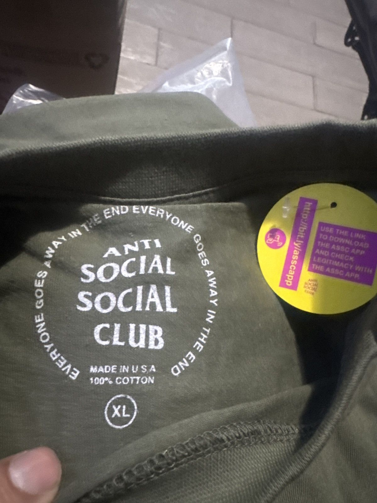 Anti Social Social Club Anti Social Social Club Size US XL / EU 56 / 4 - 3 Thumbnail