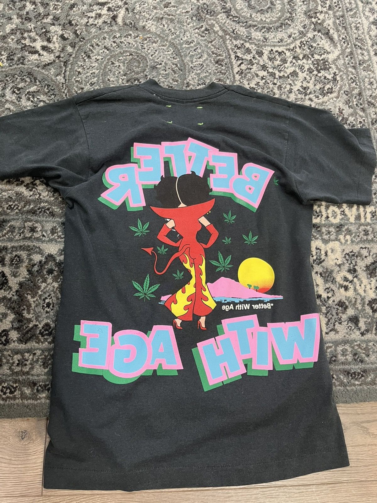 Better With Age better with age Betty Boop T - Shirt Black Medium New Size US M / EU 48-50 / 2 - 2 Thumbnail