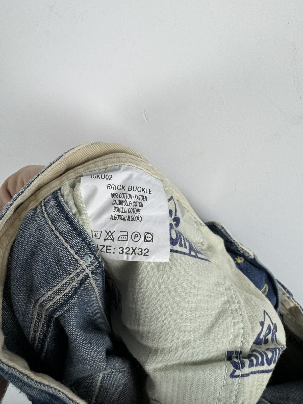 Lee Vintage Lee Union Alls Brick Buckle Denim Jeans Size US 32 / EU 48 - 7 Thumbnail