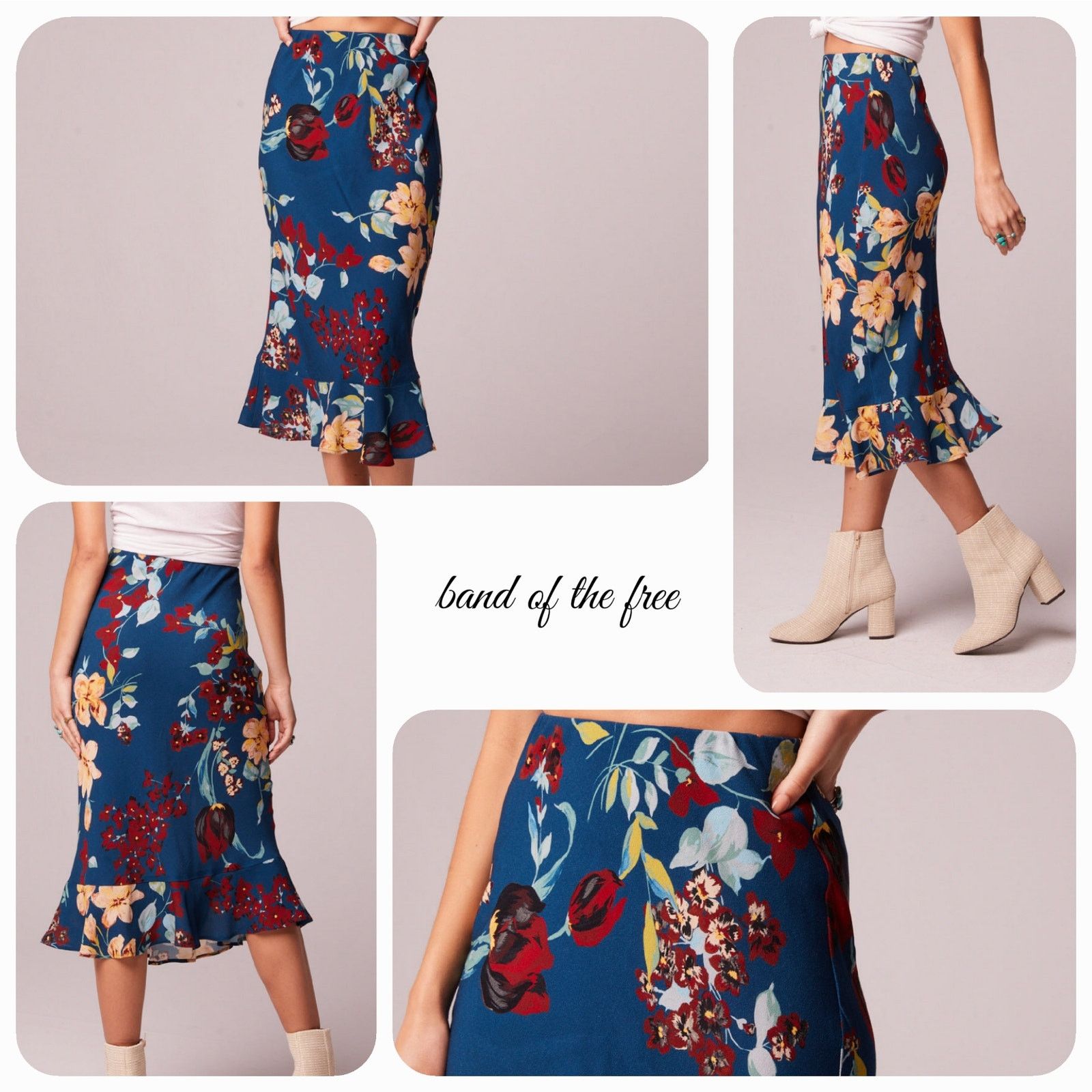 Other NWT Band of the Free Pisa Floral Slip Skirt Sz S [4-6] Size 25" / US 0 / IT 36 - 1 Thumbnail