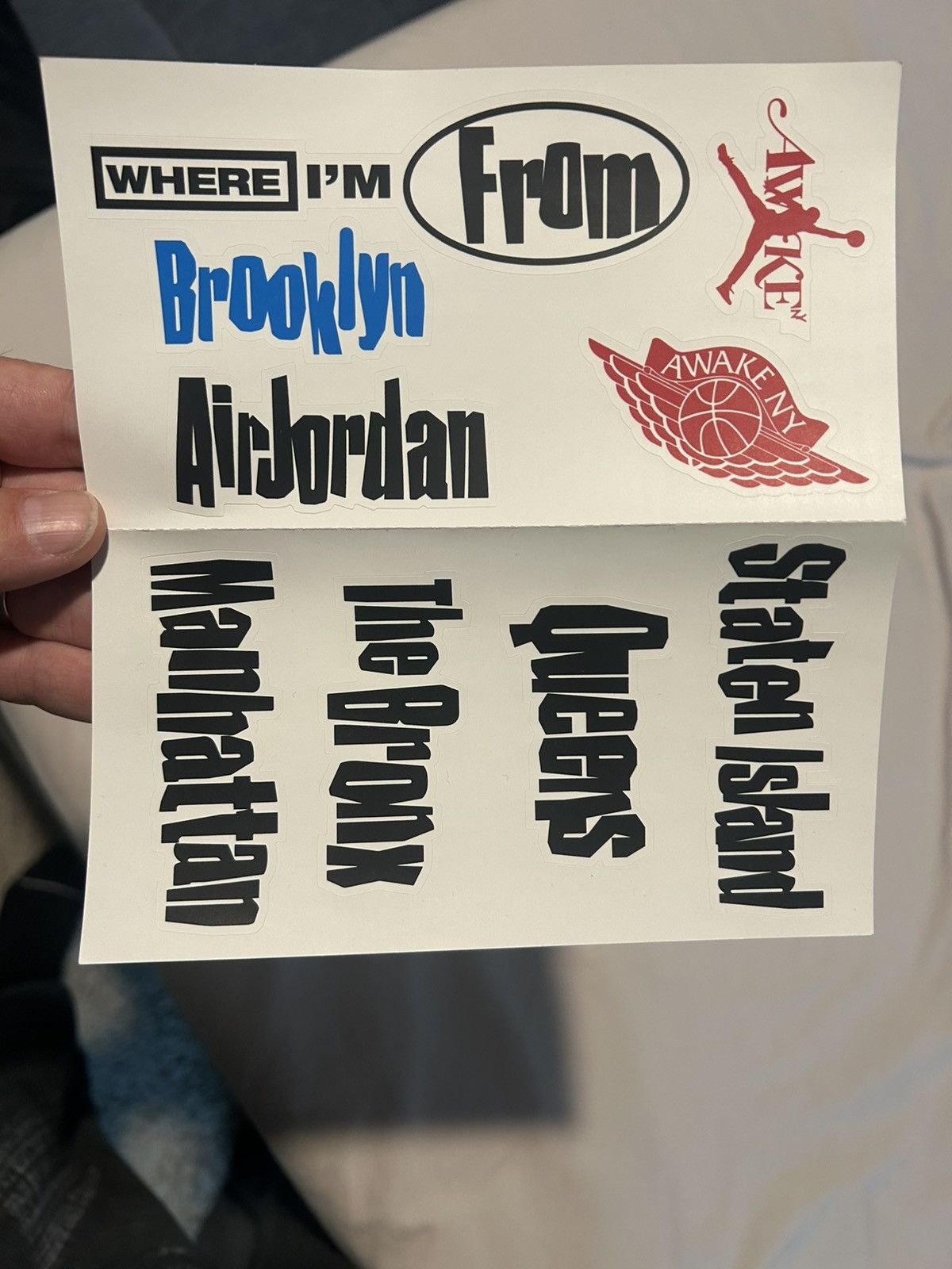 Awake NY × Jordan Brand × Nike Jordan x Awake NY sticker pack Size ONE SIZE - 1 Thumbnail