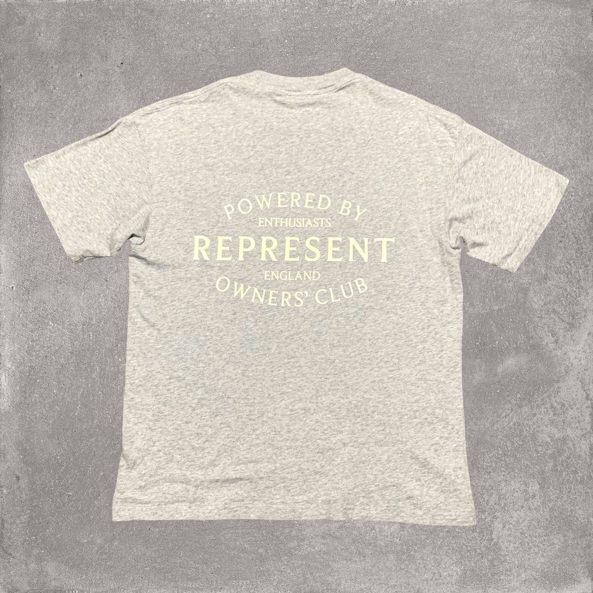 Represent Clo. Represent Small Owners Club Stamp Grey Tee Size US S / EU 44-46 / 1 - 1 Thumbnail
