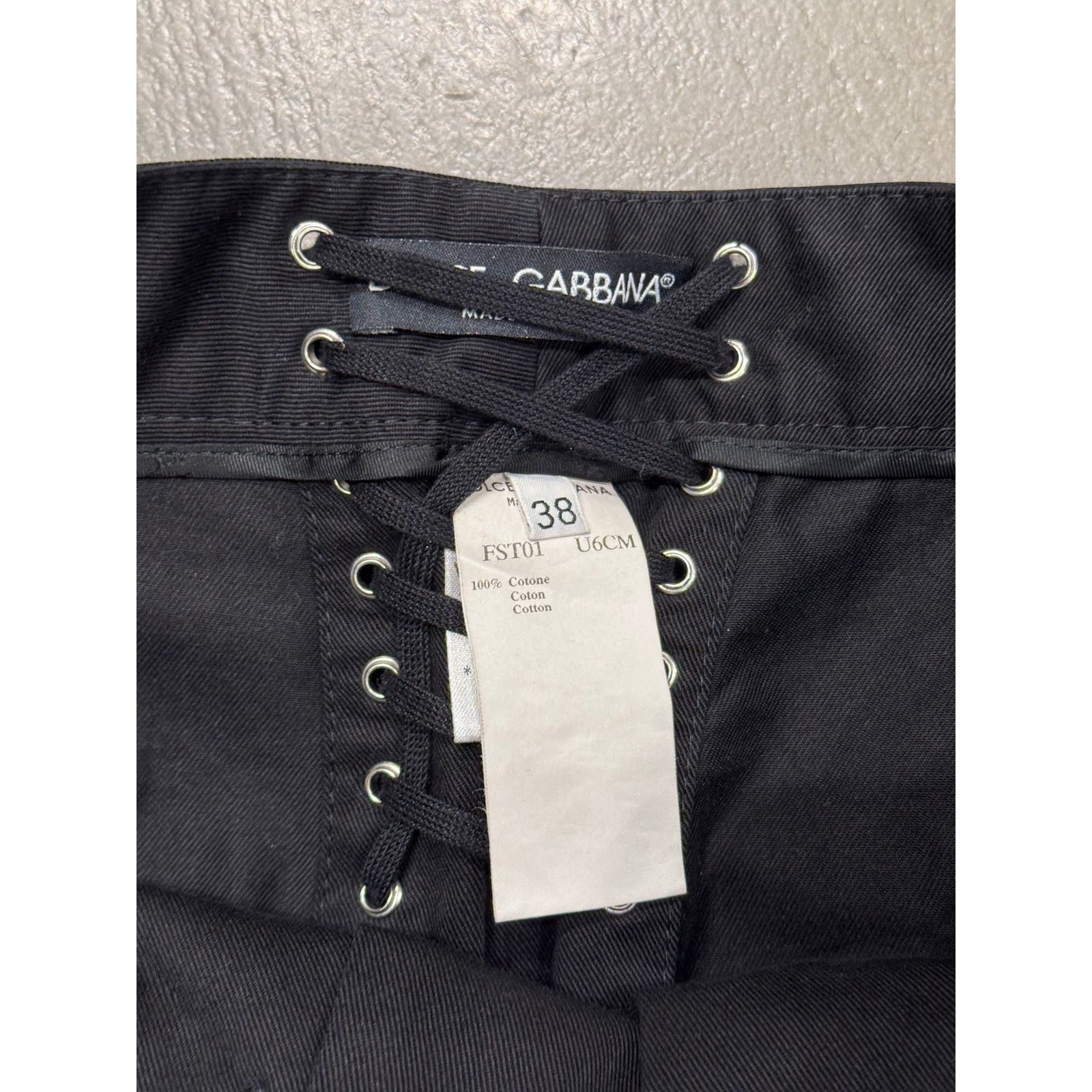 Dolce & Gabbana S/S2003 Dolce & Gabbana bondage pants Size 26" / US 2 / IT 38 - 4 Thumbnail