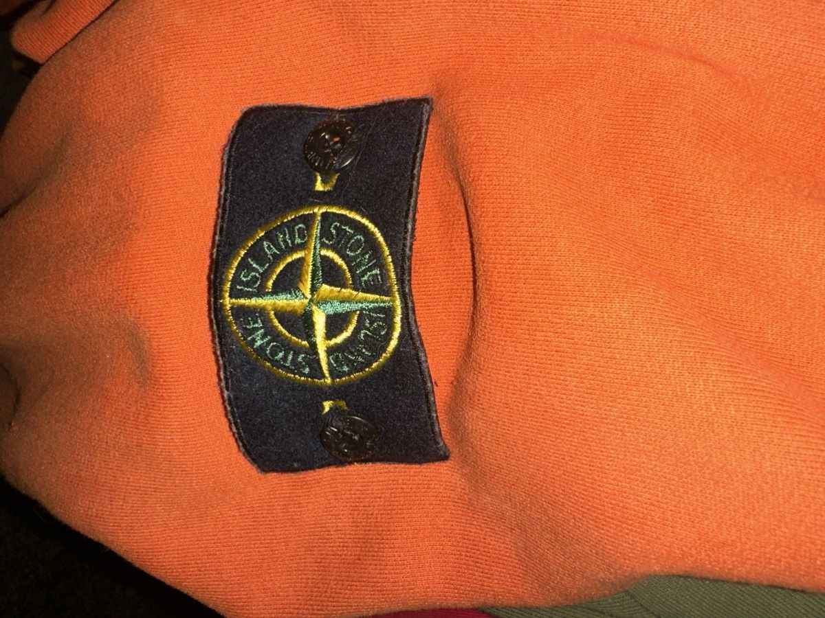 Stone Island Stone Island Orange Hoodie Size US L / EU 52-54 / 3 - 3 Thumbnail