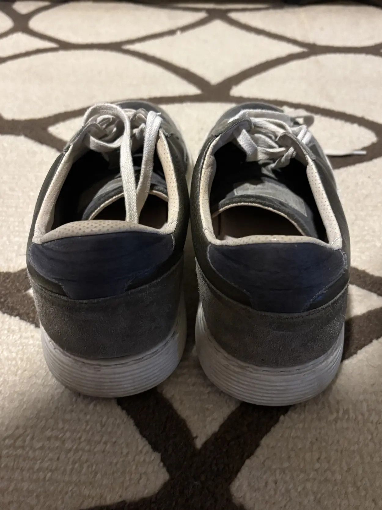 Brunello Cucinelli Leather and suede Brunello low sneakers Size US 8 / EU 41 - 3 Thumbnail