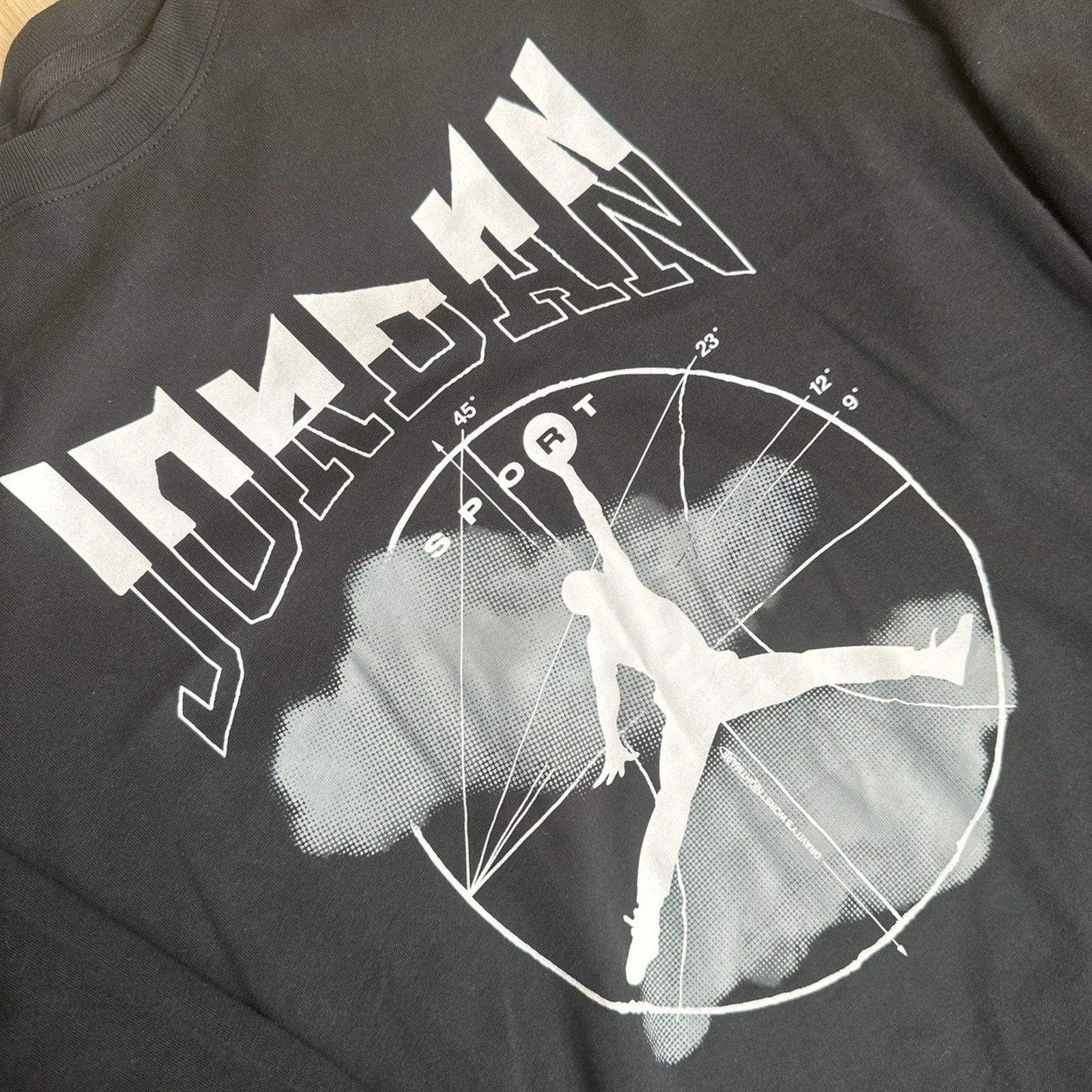 Jordan Brand Jordan Brand Black Long Sleeve Tee - Size M Size US M / EU 48-50 / 2 - 2 Thumbnail