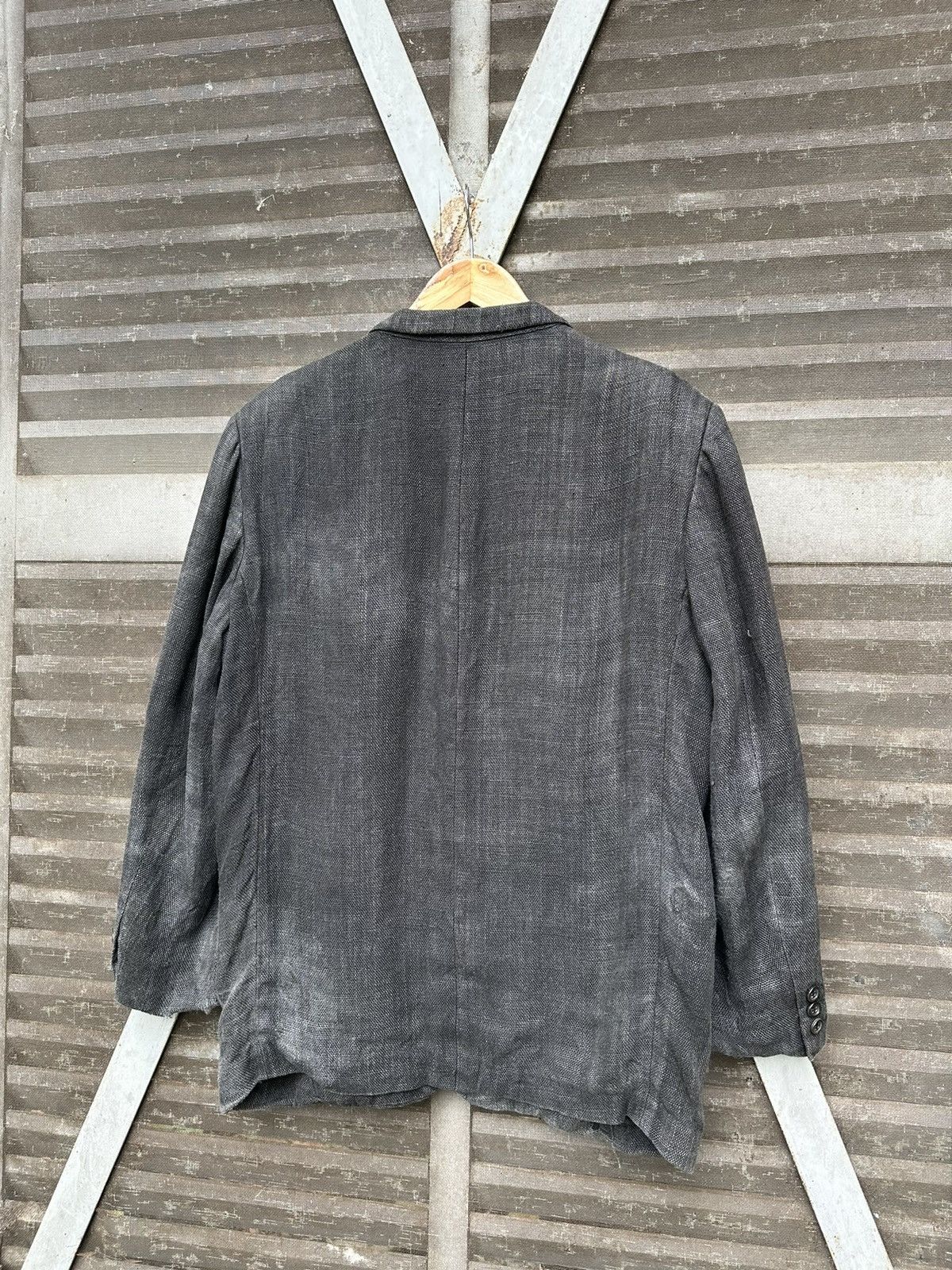 Comme des Garcons 👹Vintage Comme Des Garcons Linen Lined Jacket Size US L / EU 52-54 / 3 - 6 Thumbnail