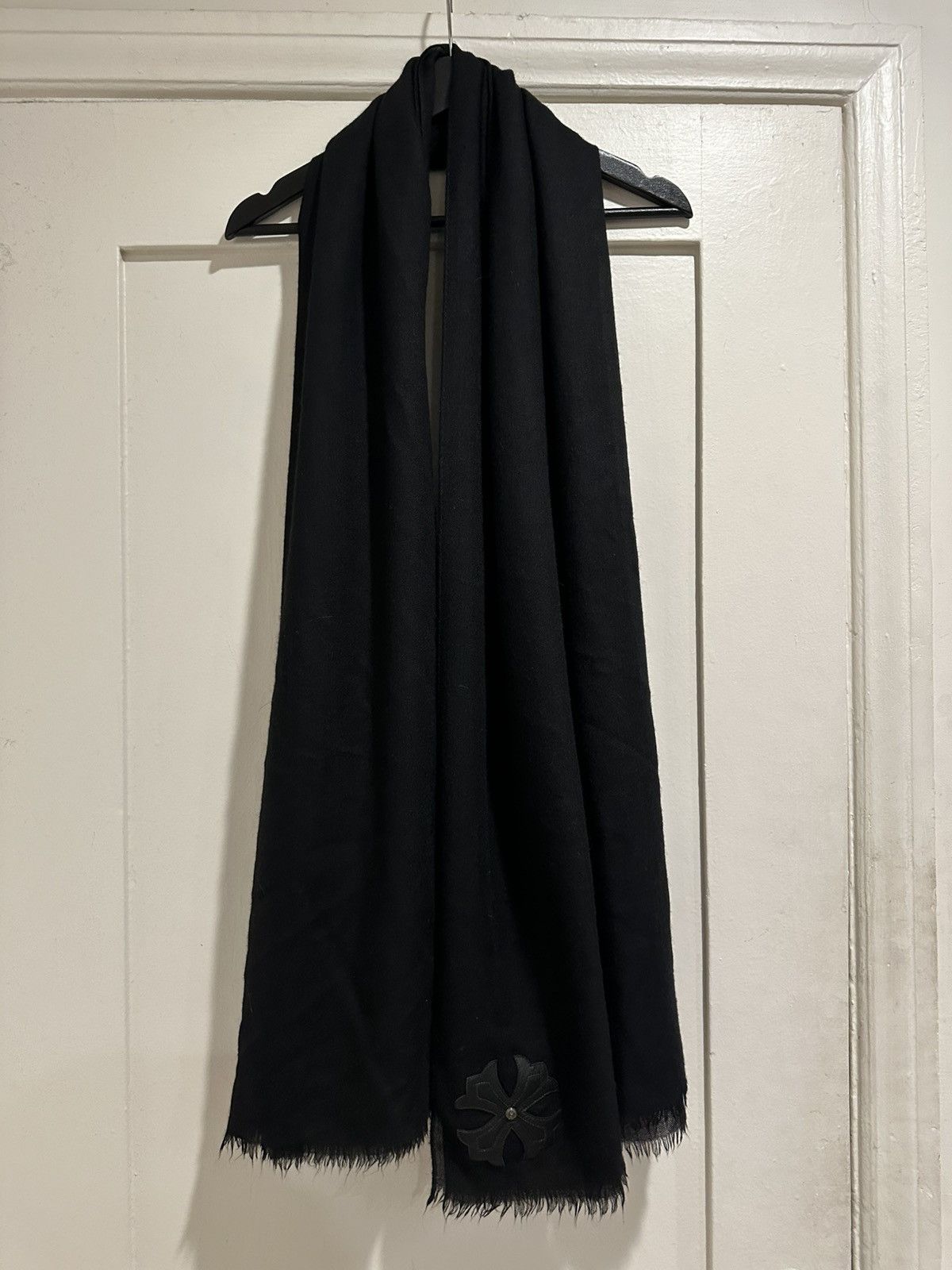 Chrome Hearts CH Plus Cross Patch Cashmere Scarf Size ONE SIZE - 1 Thumbnail