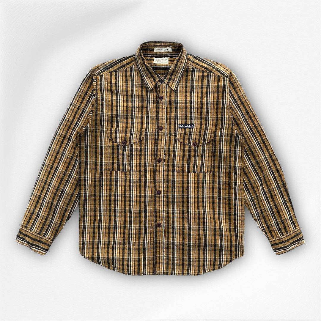 Stussy × Vintage Vintage stussy NYLTLA flannel double pocket Size US L / EU 52-54 / 3 - 1 Thumbnail