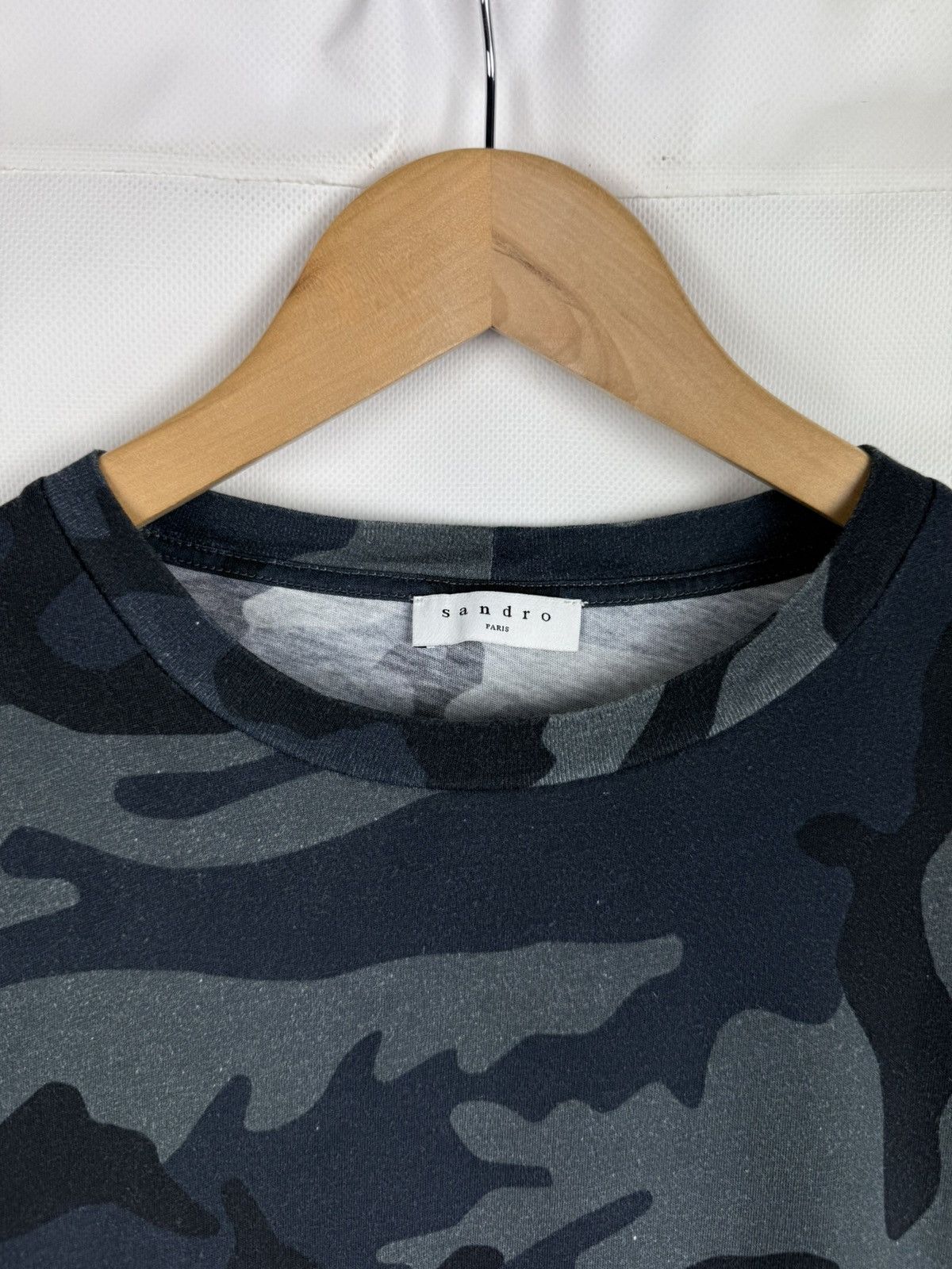 Sandro Sandro Paris Men’s Short Sleeve Camo T Shirt Size 1 Size US XS / EU 42 / 0 - 8 Thumbnail