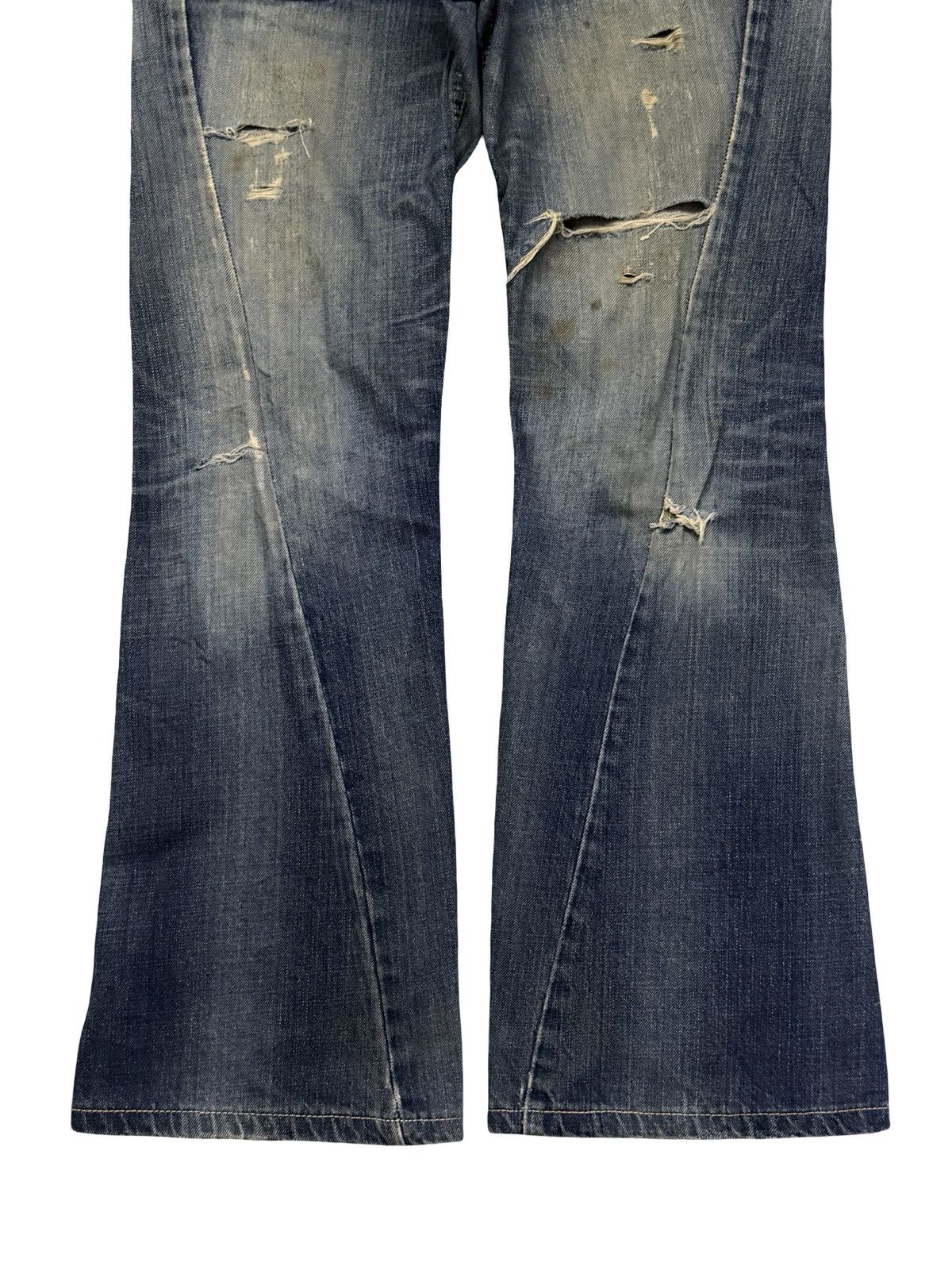 Lee Vintage Lee Riders Japan Bootcut Flare Denim Y2K | W32 Size US 32 / EU 48 - 6 Thumbnail