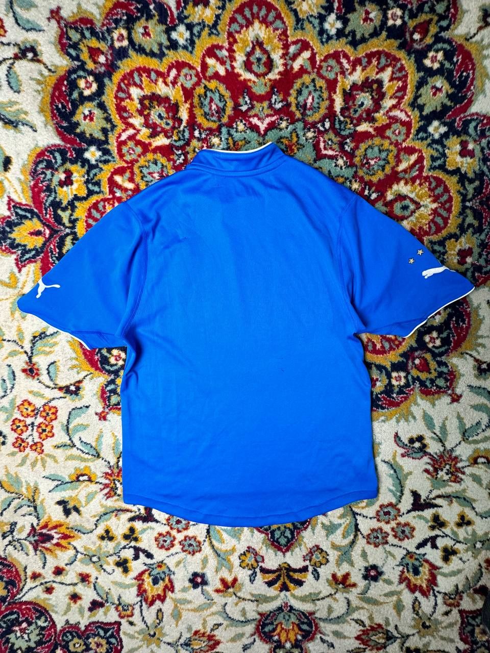 Puma VINTAGE ITALY ITALIA NATIONAL BLUE SOCCER JERSEY PUMA SHIRT Size US S / EU 44-46 / 1 - 2 Thumbnail