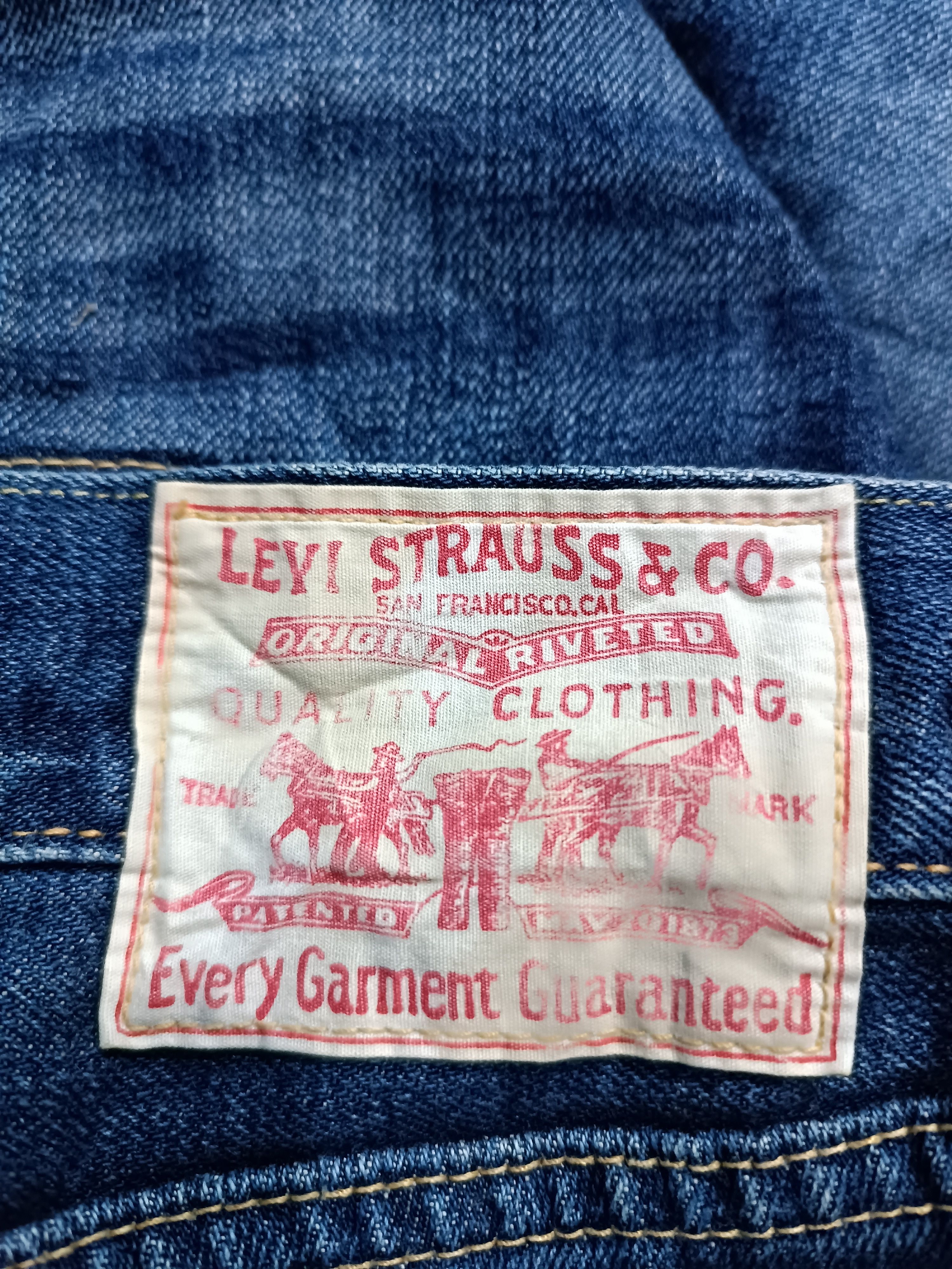 Levi's × Vintage Levi's Loose Knee Length Shorts Jeans Wide Leg Size 30" / US 8 / IT 44 - 11 Thumbnail