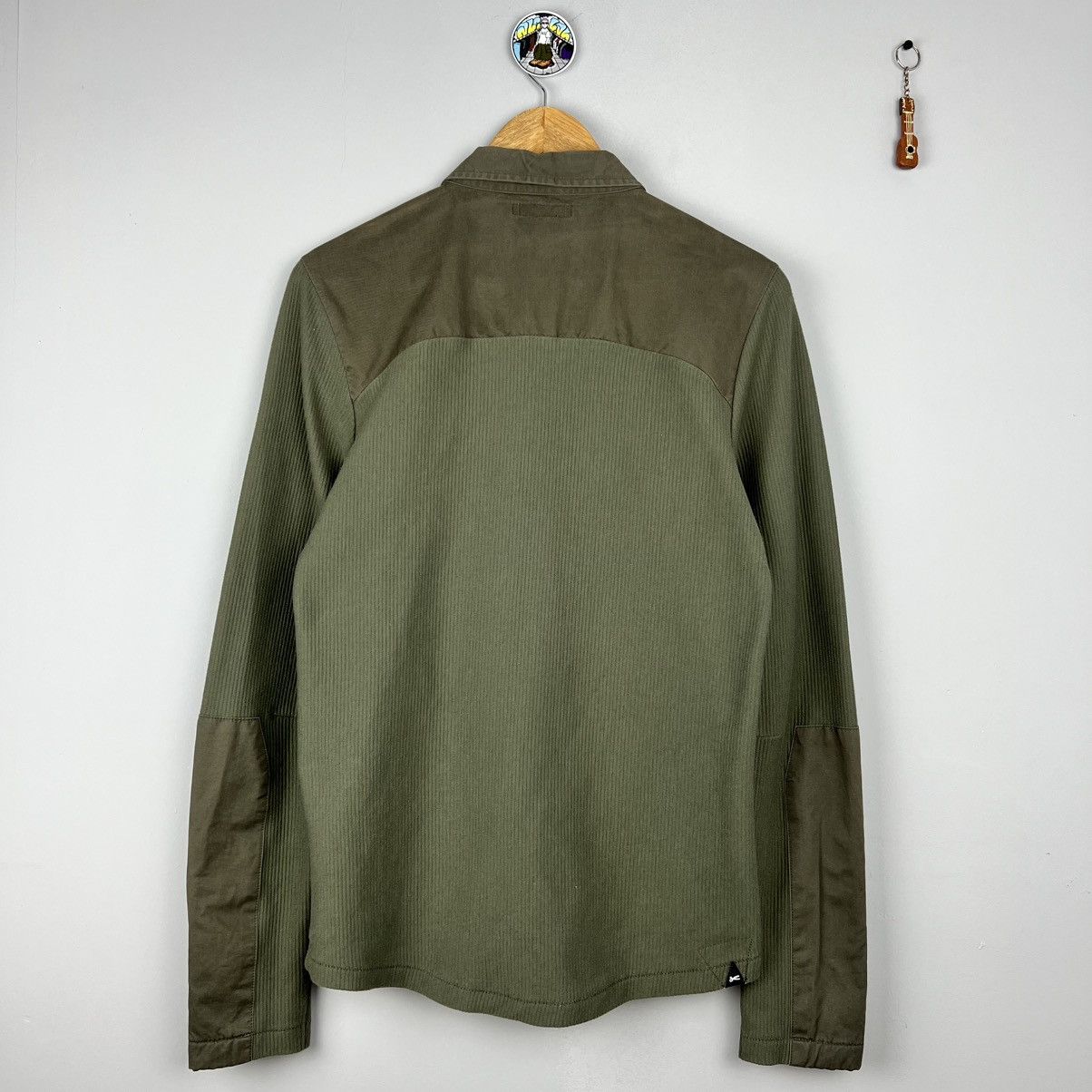 DENHAM × Designer × Japanese Brand Denham Sweater Khaki Longsleeve Polo Japanese Maharishi Size US M / EU 48-50 / 2 - 3 Thumbnail