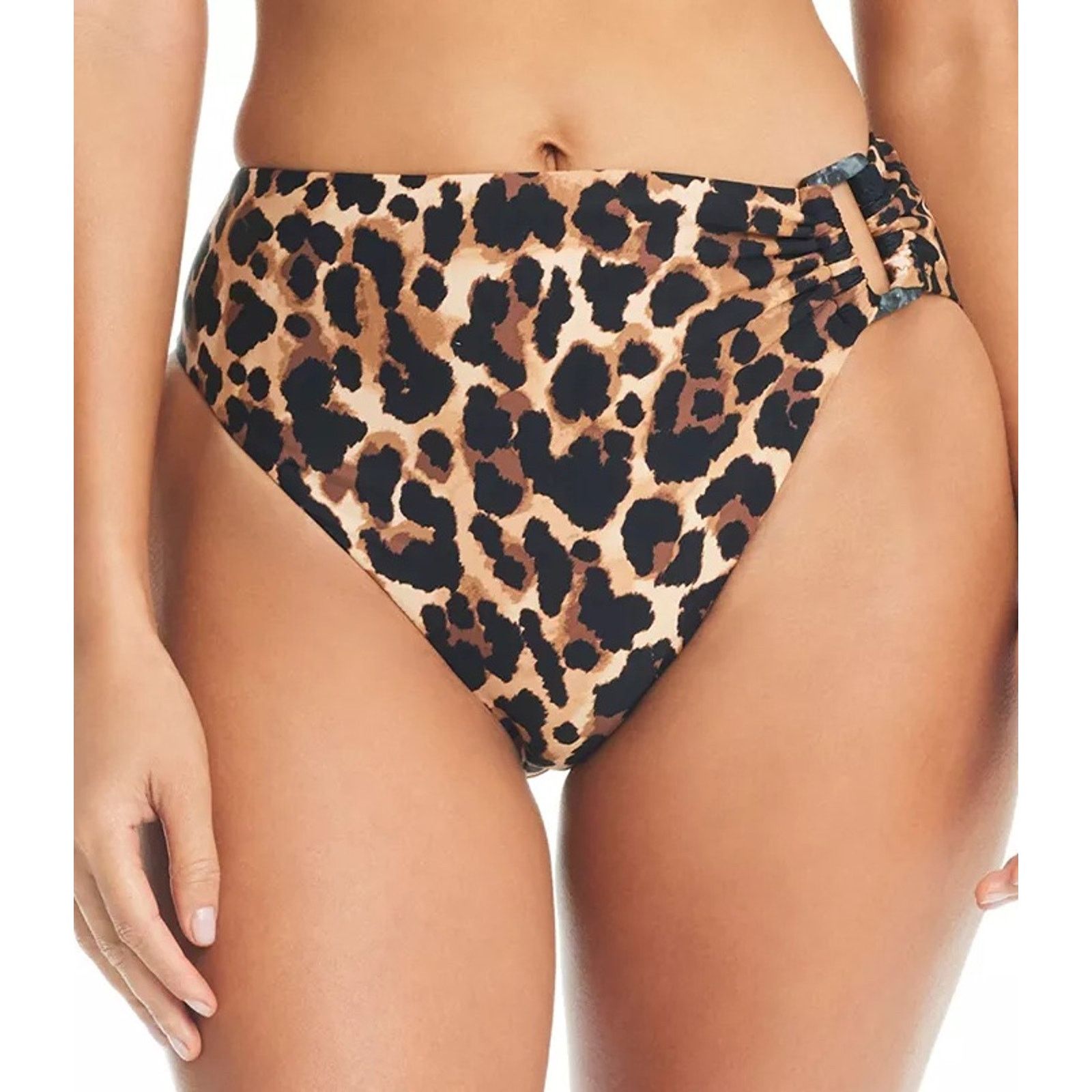 Bar III Bar III Women Cheetah Print Swim Bikini Bottoms Size S Size S / US 4 / IT 40 - 1 Thumbnail