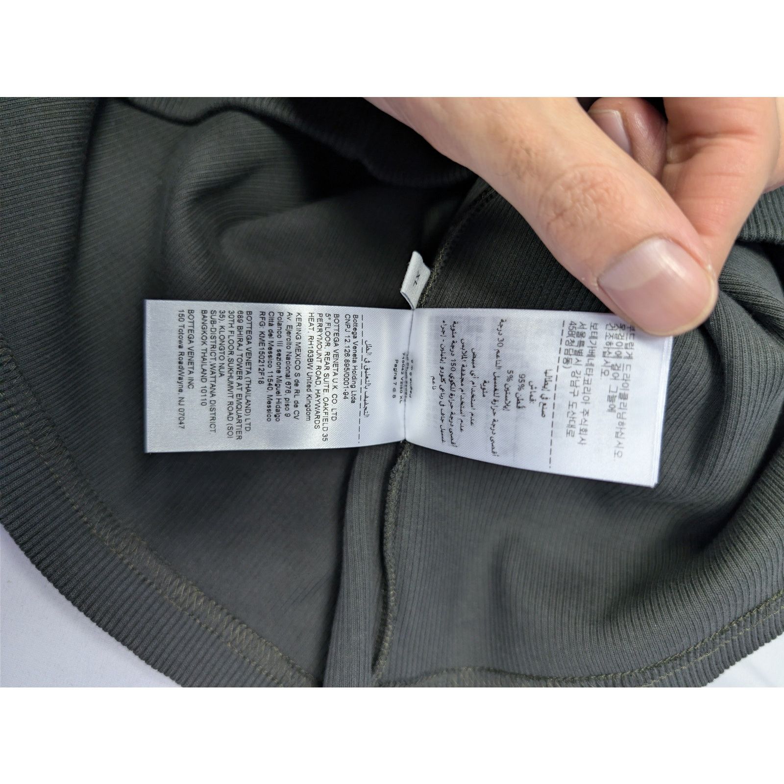 Bottega Veneta o1rshd1 Stretch Cotton Rib Tank Top in Dark Green Size US XL / EU 56 / 4 - 20 Thumbnail