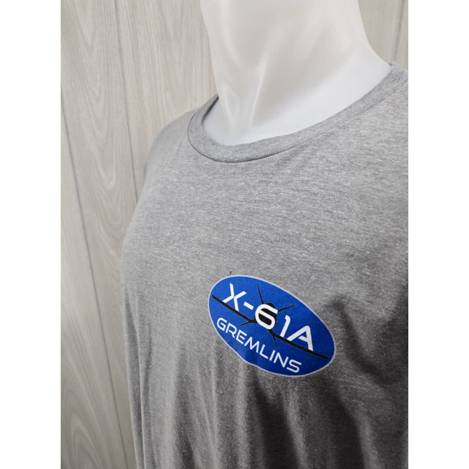 Next Level STAIN Dynetics Company X-61A Gremlins Men's Gray T-shirt Size 2XL Size US XXL / EU 58 / 5 - 6 Thumbnail