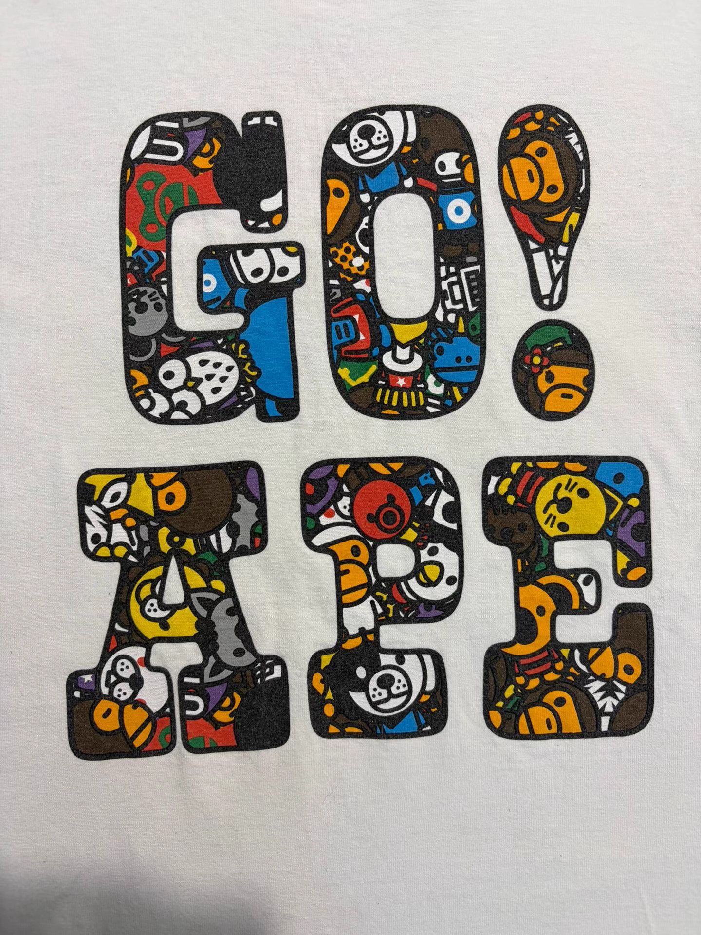 Bape Bape GO!APE Collaboration Short Sleeve Tee Size US S / EU 44-46 / 1 - 2 Thumbnail