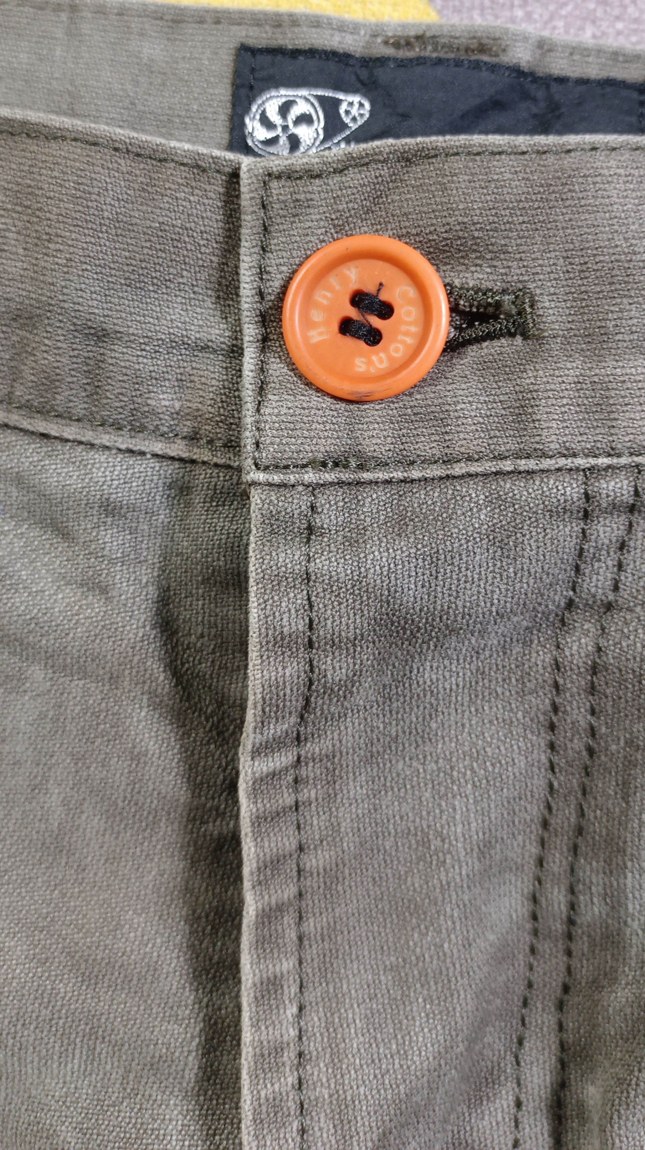 14th Addiction × Henry Cotton's × KMRii Vintage🔥Henry Cottons "Luva Tram"Tactical Multi Pocket Size US 31 - 10 Thumbnail