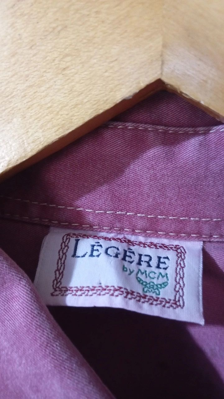 MCM Legere by MCM vintage cotton button-down shirt Size US M / EU 48-50 / 2 - 7 Thumbnail