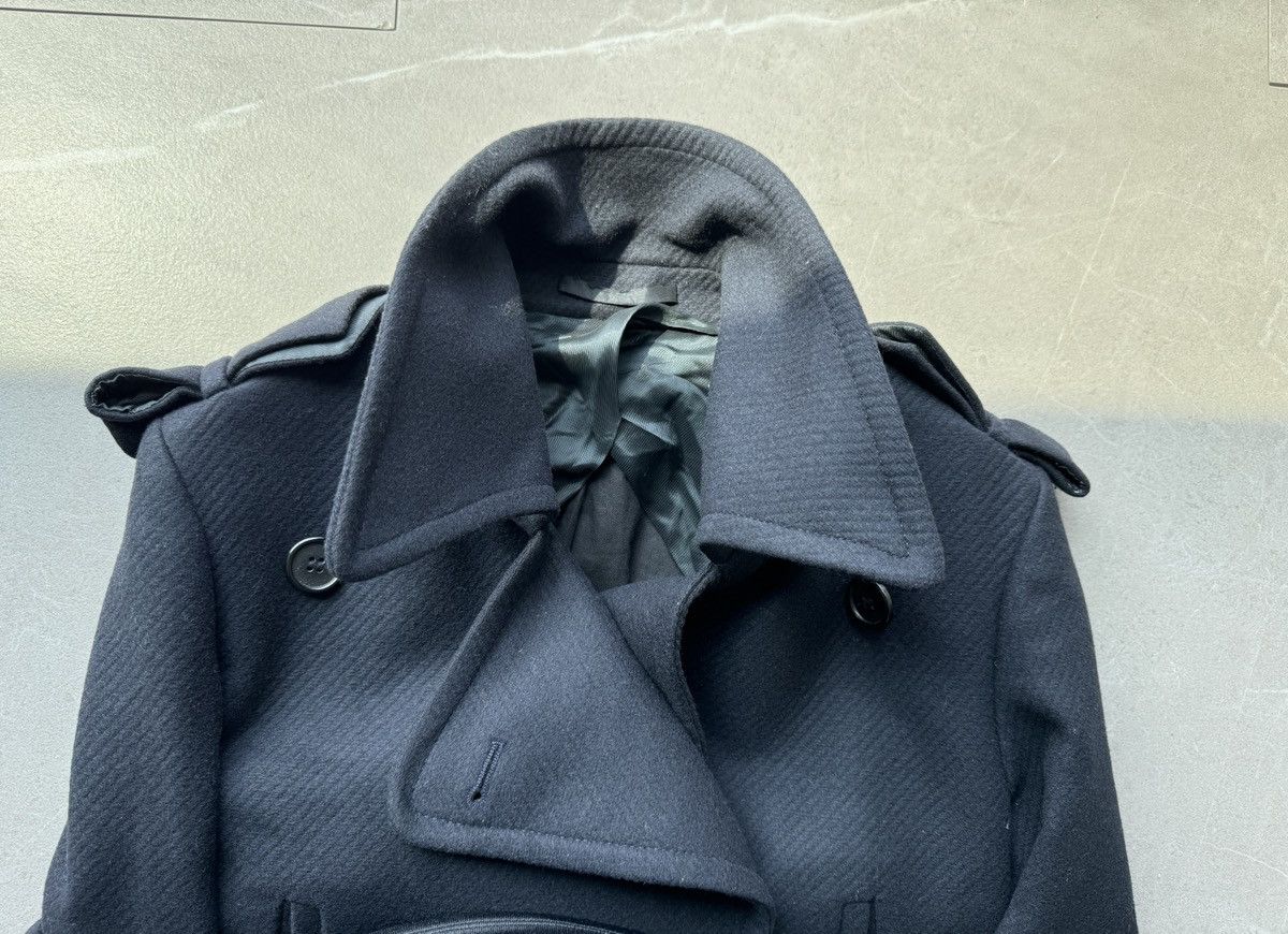 Maison Margiela Early Martin Margiela Artisanal Wool Cashmere Peacoat Jacket Size XS / US 0-2 / IT 36-38 - 13 Thumbnail