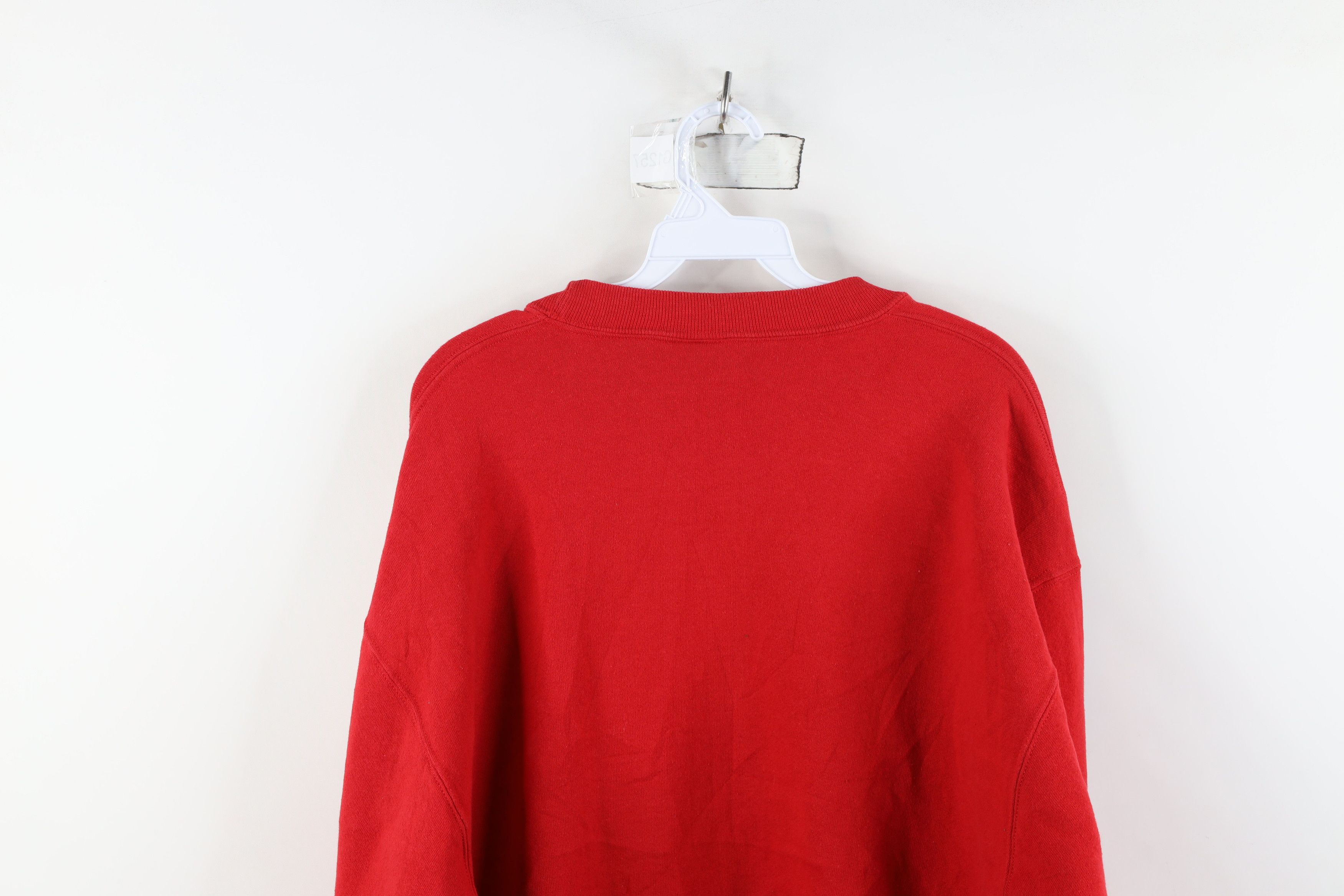 Russell Athletic Vintage 90s Russell Athletic Spell USA Flag Sweatshirt Red Size US L / EU 52-54 / 3 - 11 Thumbnail