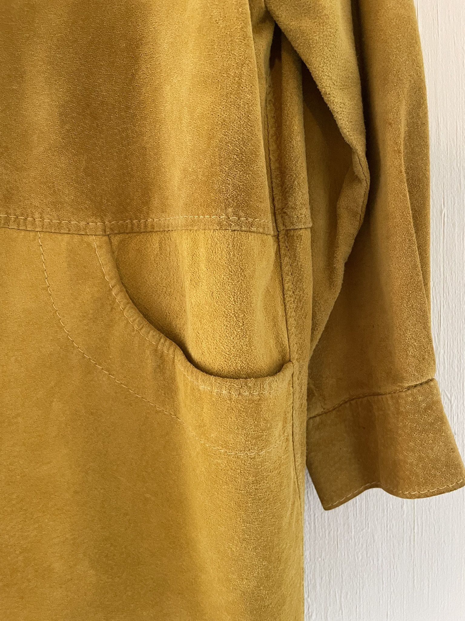 Other Simola & Tidman Yellow Suede Jacket Size S / US 4 / IT 40 - 3 Thumbnail