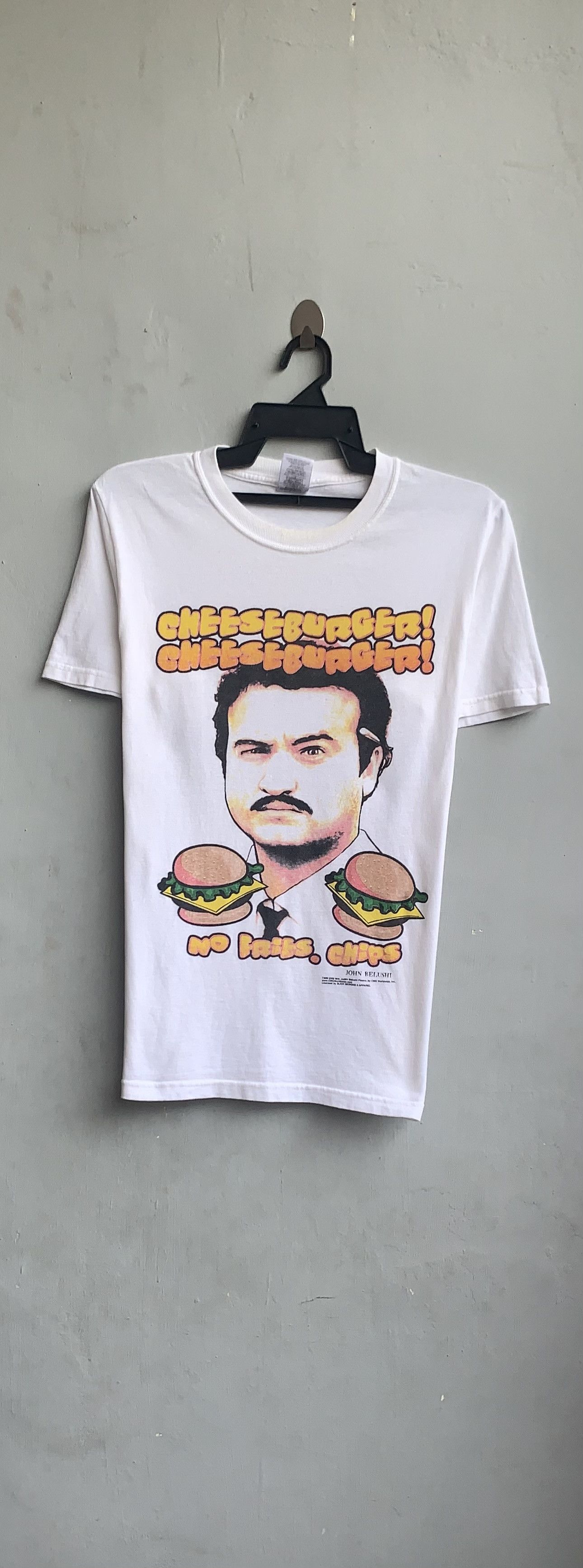 Jerzees × Vintage Cheeseburger John Belushi Vintage Shirt Size US S / EU 44-46 / 1 - 1 Thumbnail