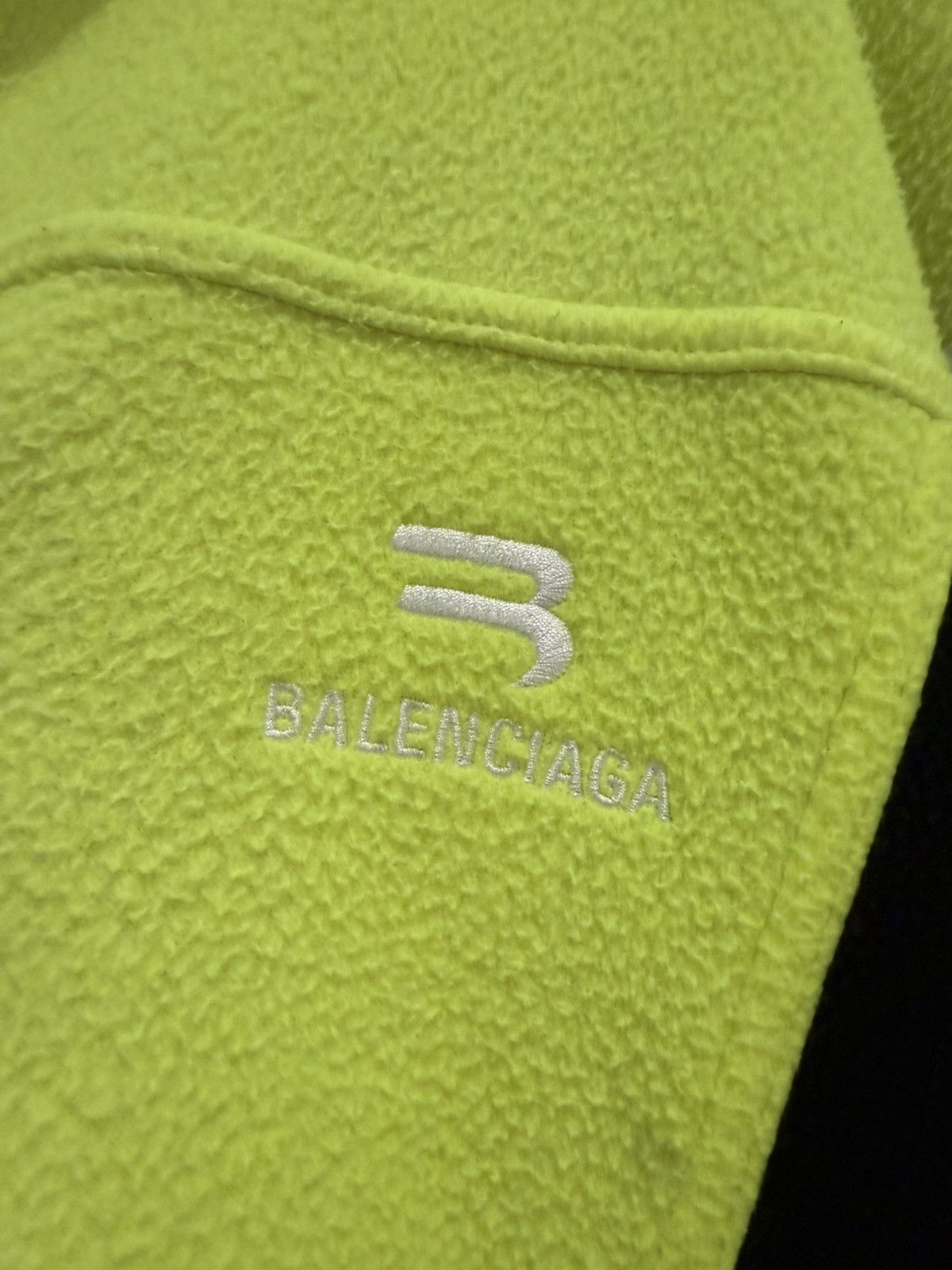 Balenciaga Balenciaga Neon Fleece Jacket Size US XS / EU 42 / 0 - 2 Thumbnail