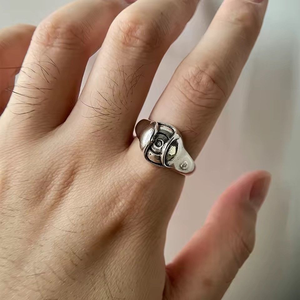Jewelry Retro Vintage Style Eye Gothic Unisex Ring Size ONE SIZE - 1 Thumbnail