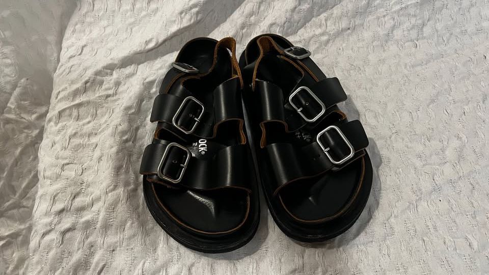 Birkenstock × Jil Sander Birkenstock Jil Sander Milano Black Leather Size US 9.5 / EU 42-43 - 3 Thumbnail