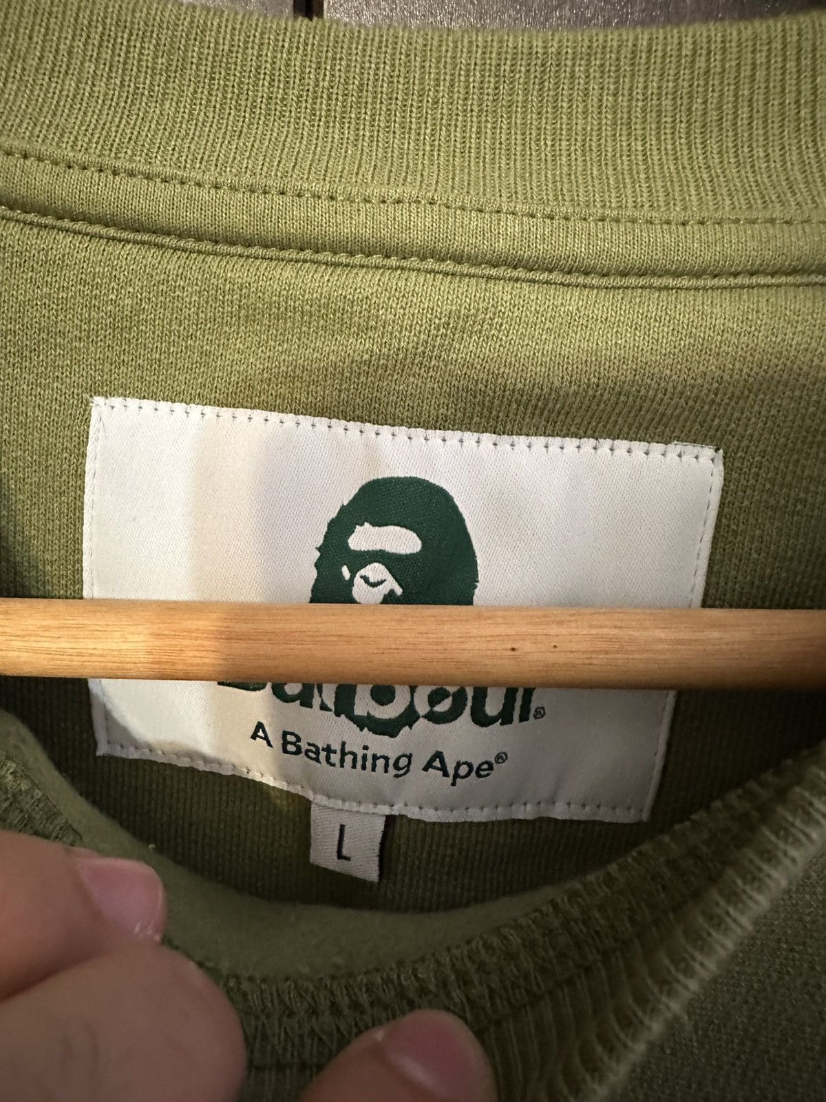 Bape × Barbour Bape Barbour crew Size US L / EU 52-54 / 3 - 3 Thumbnail