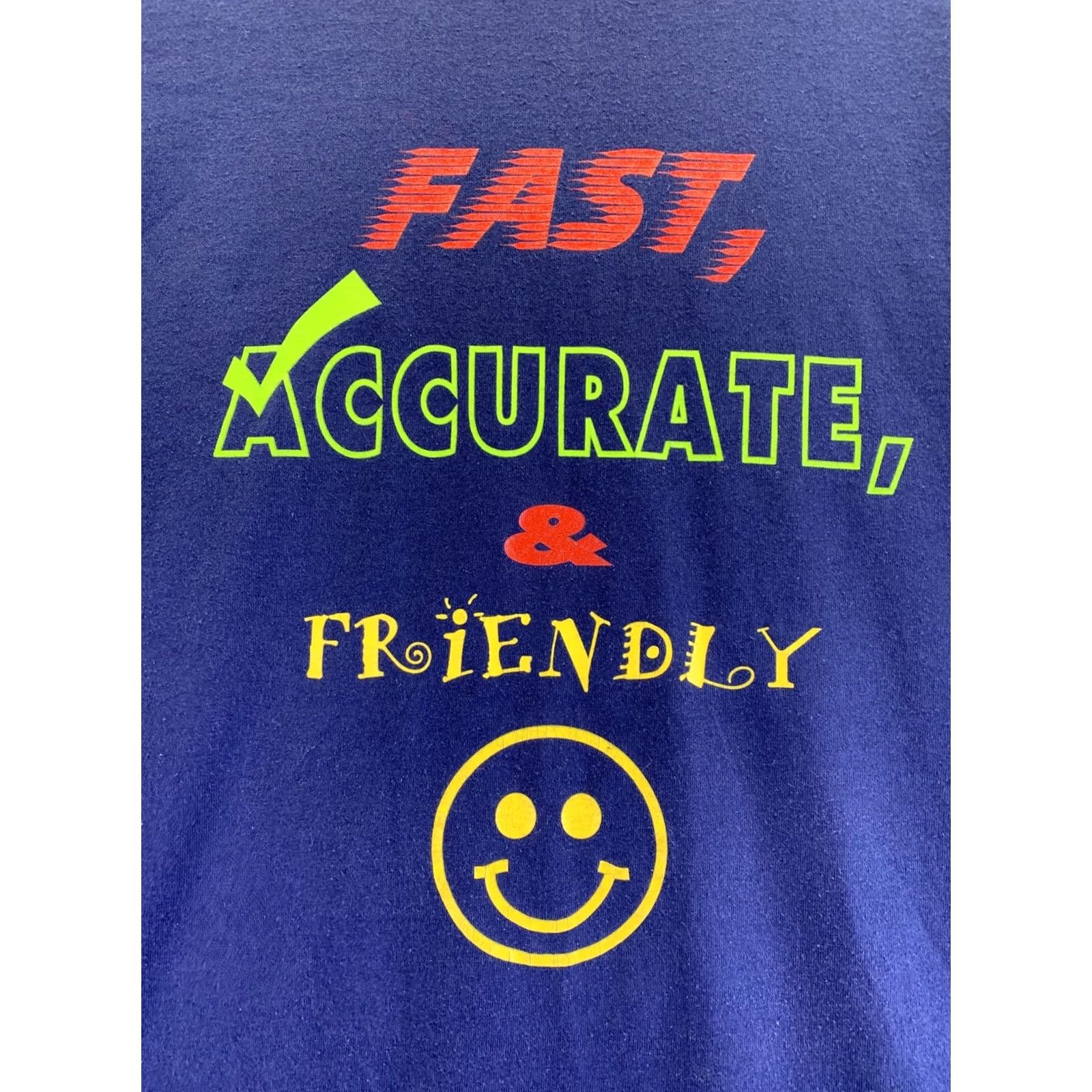 Vintage VINTAGE McDonald's Shirt Mens XL Graphic Tee 1990s Blue Single Stitch T Shirt Size US XL / EU 56 / 4 - 2 Thumbnail