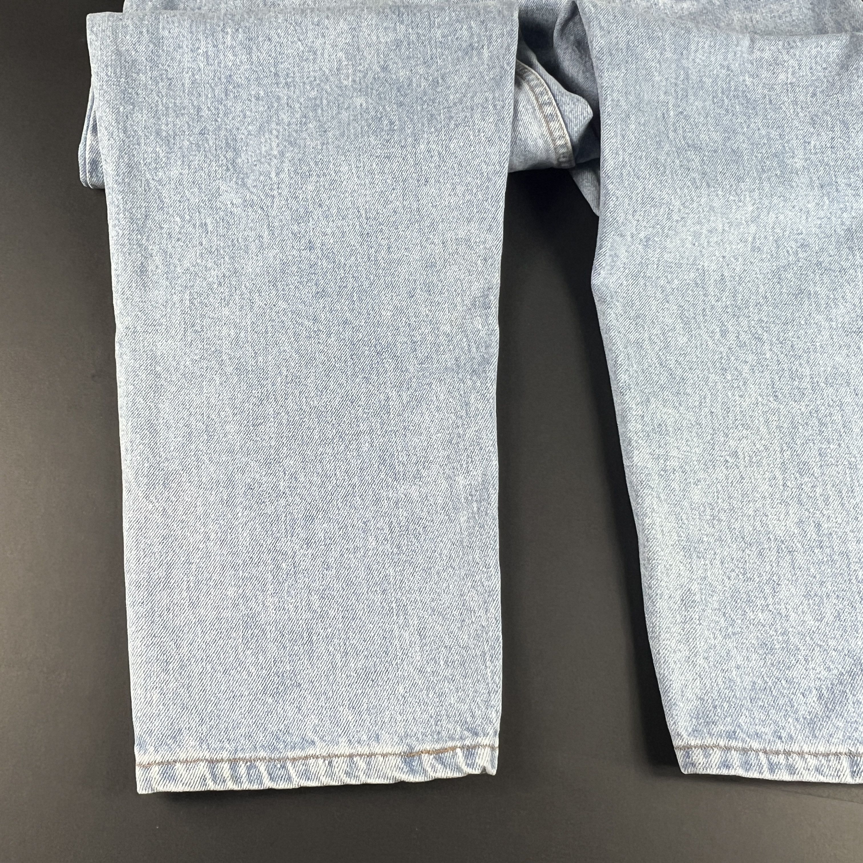Levi's × Vintage VTG 90s Levi's Jeans 560 Loose Tapered Light Blue Denim Size US 35 - 17 Thumbnail