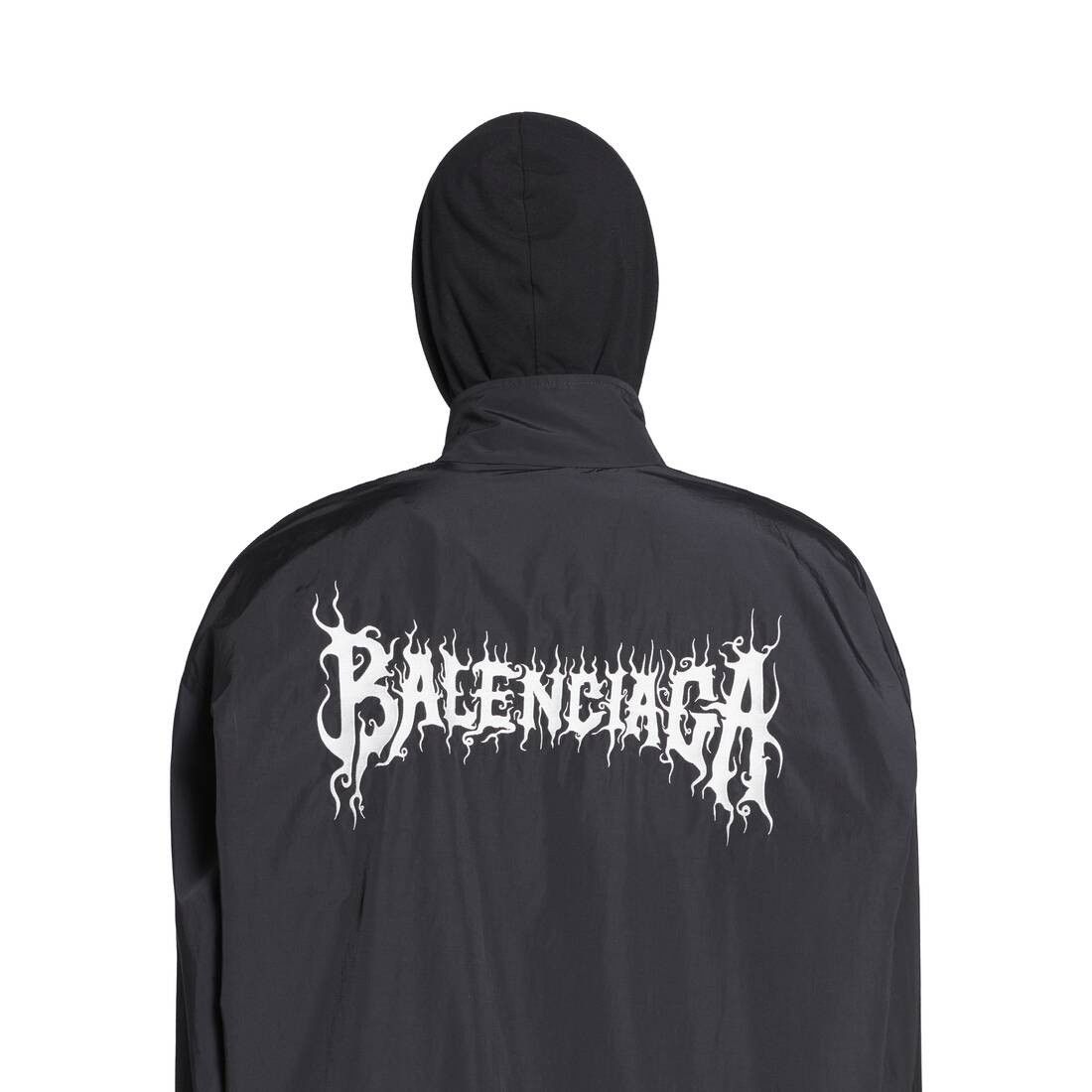 Balenciaga o1tr1nto0725 DIY Metal Outline Tracksuit Jacket in Black Size US M / EU 48-50 / 2 - 6 Thumbnail