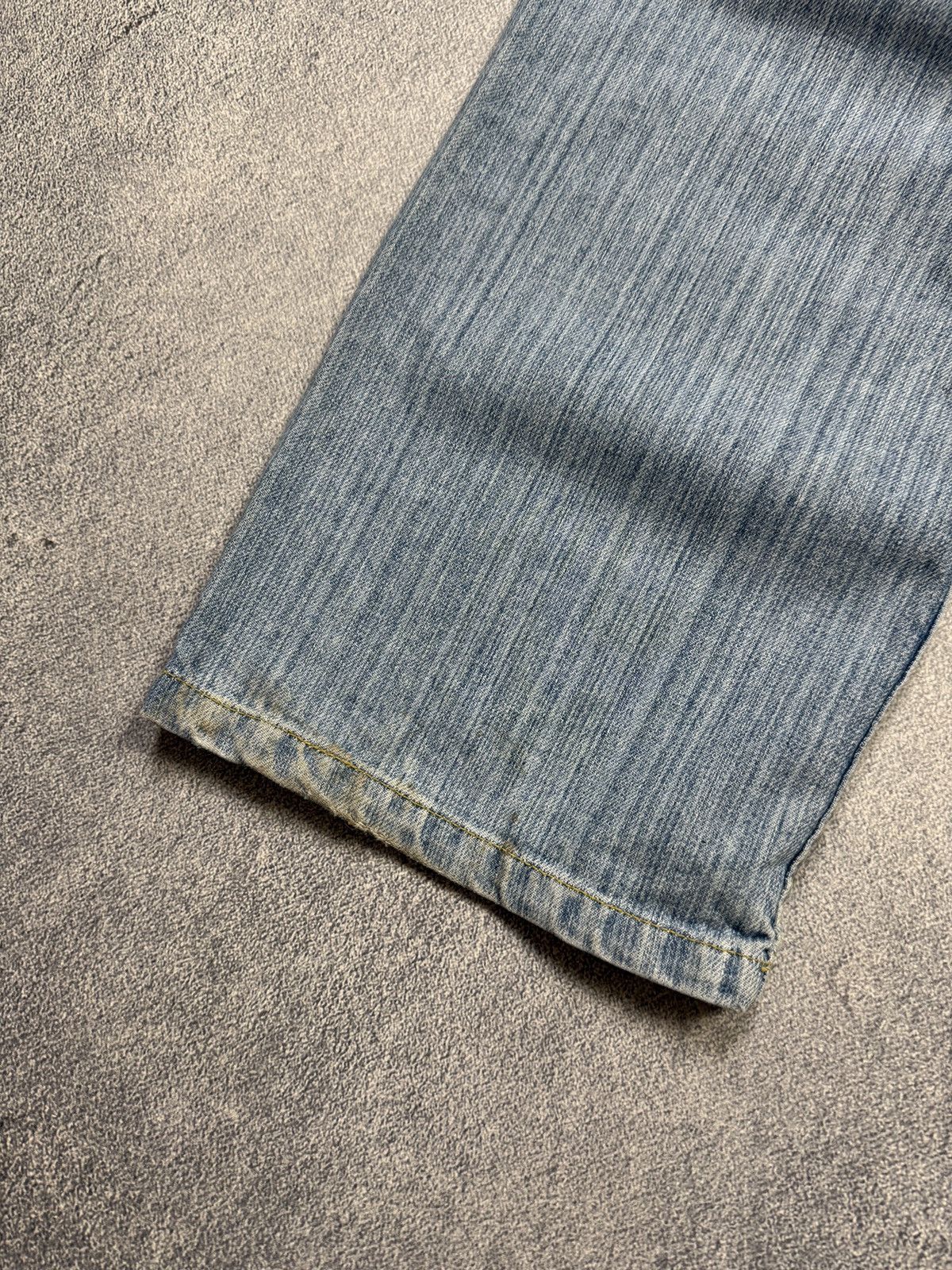 Diesel Y2K Flare Opium LGB Style Diesel Distressed Denim Jeans Size US 32 / EU 48 - 14 Thumbnail