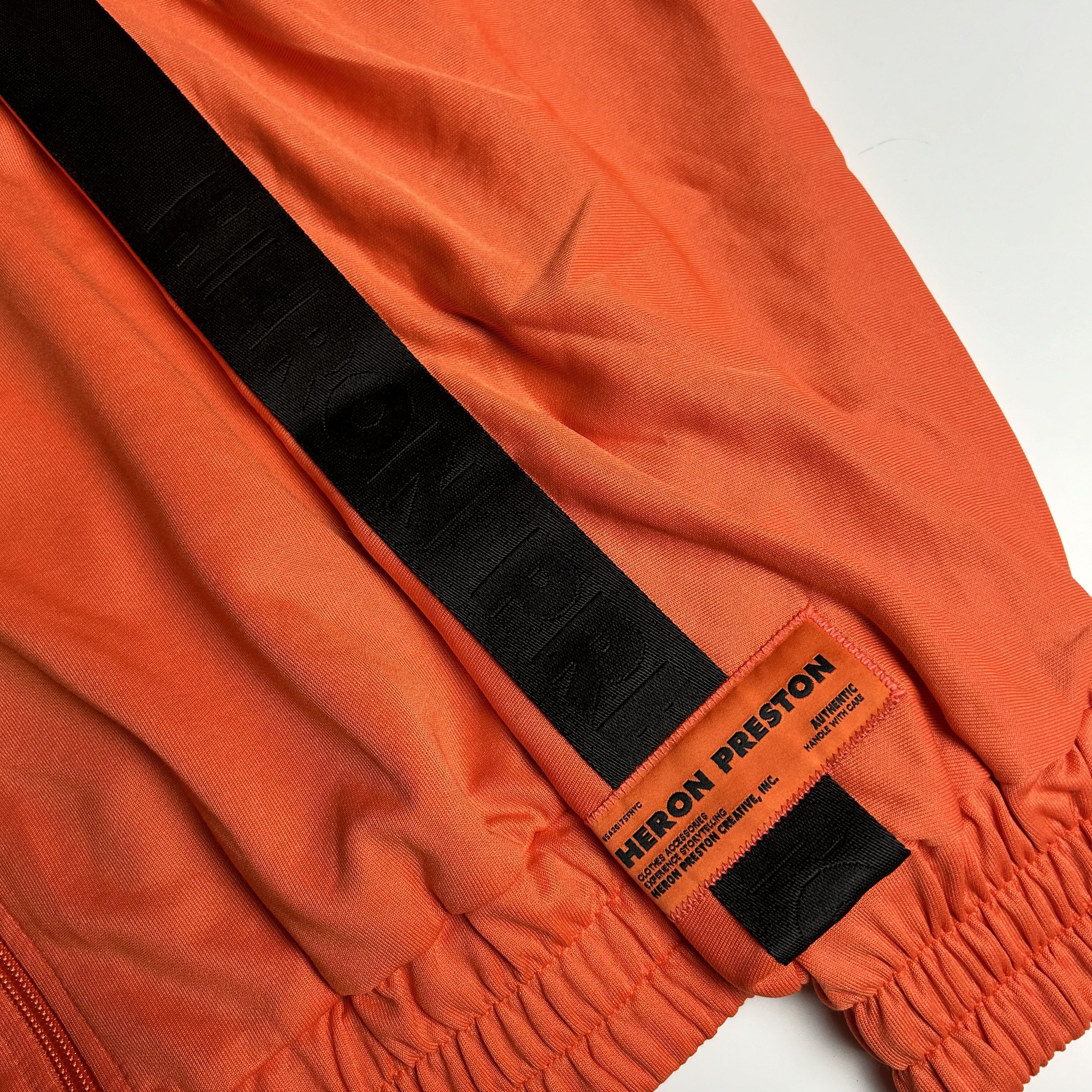 Heron Preston *NEW* Heron Preston Orange Track Jacket Hoodie Size US S / EU 44-46 / 1 - 3 Thumbnail