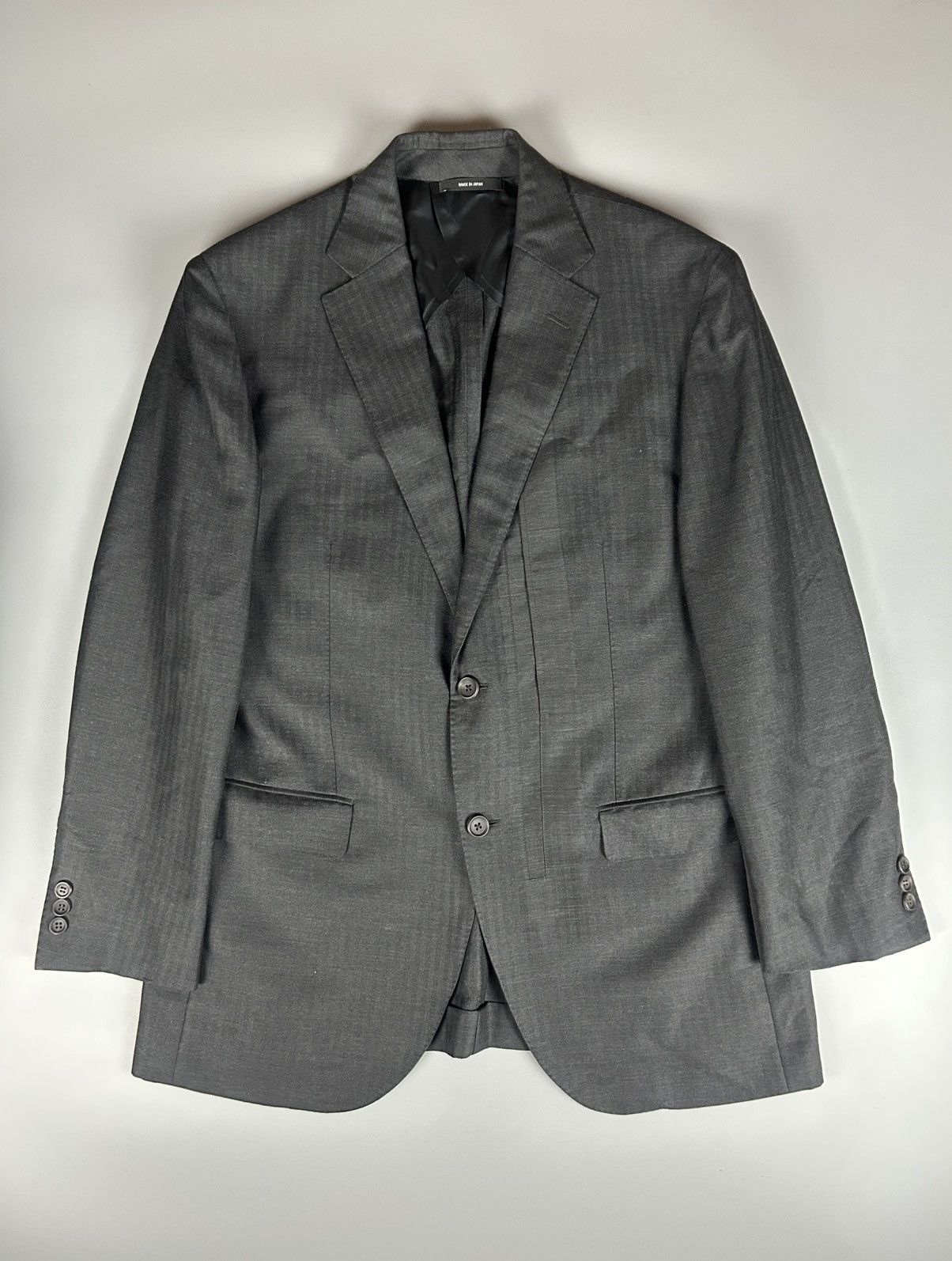 Issey Miyake Issey Miyake A-POC Wool/Silk Blazer Size US L / EU 52-54 / 3 - 1 Thumbnail