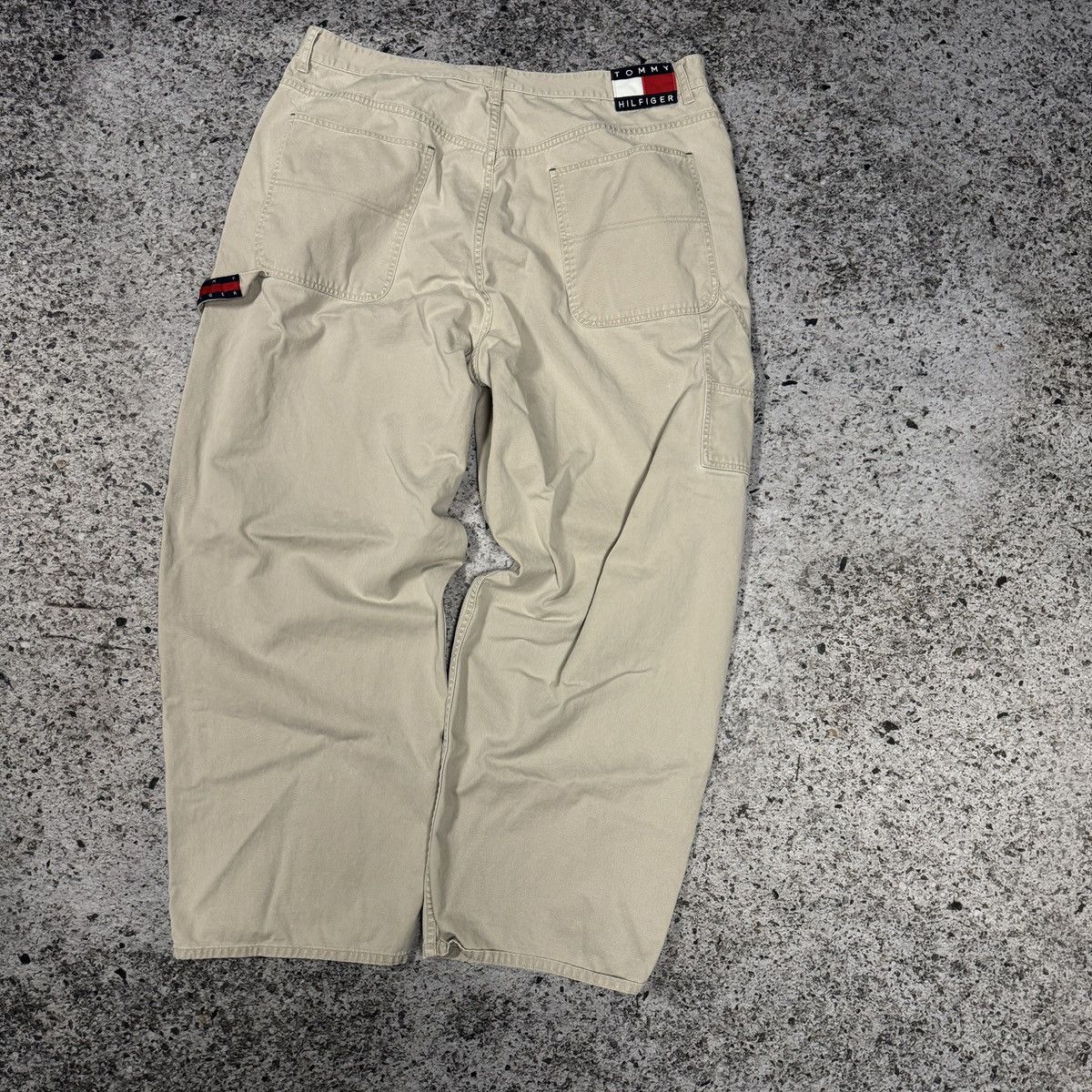 Vintage Vintage Tommy Hilfiger Tan Khaki Carpenter Pants ERD Grunge Size US 40 / EU 56 - 4 Thumbnail