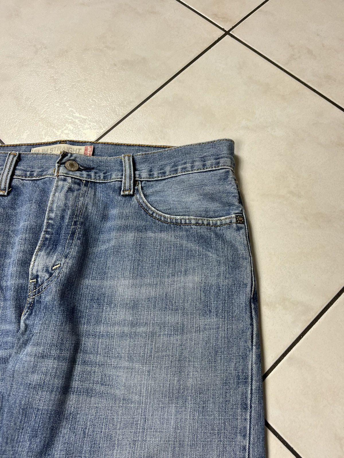 Levi's × Vintage Vintage Levi’s 514 slim straight distressed jeans y2k pants Size US 34 / EU 50 - 6 Thumbnail