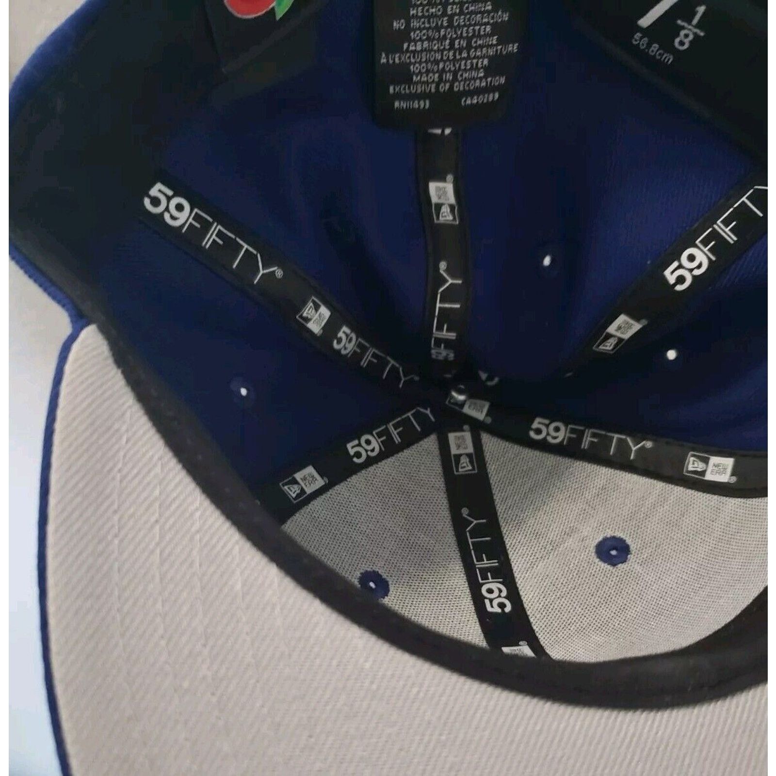 New Era Dominican Republic Hat Cap 2023 WBC 5950 7 1/8 Blue New Era Size ONE SIZE - 7 Thumbnail
