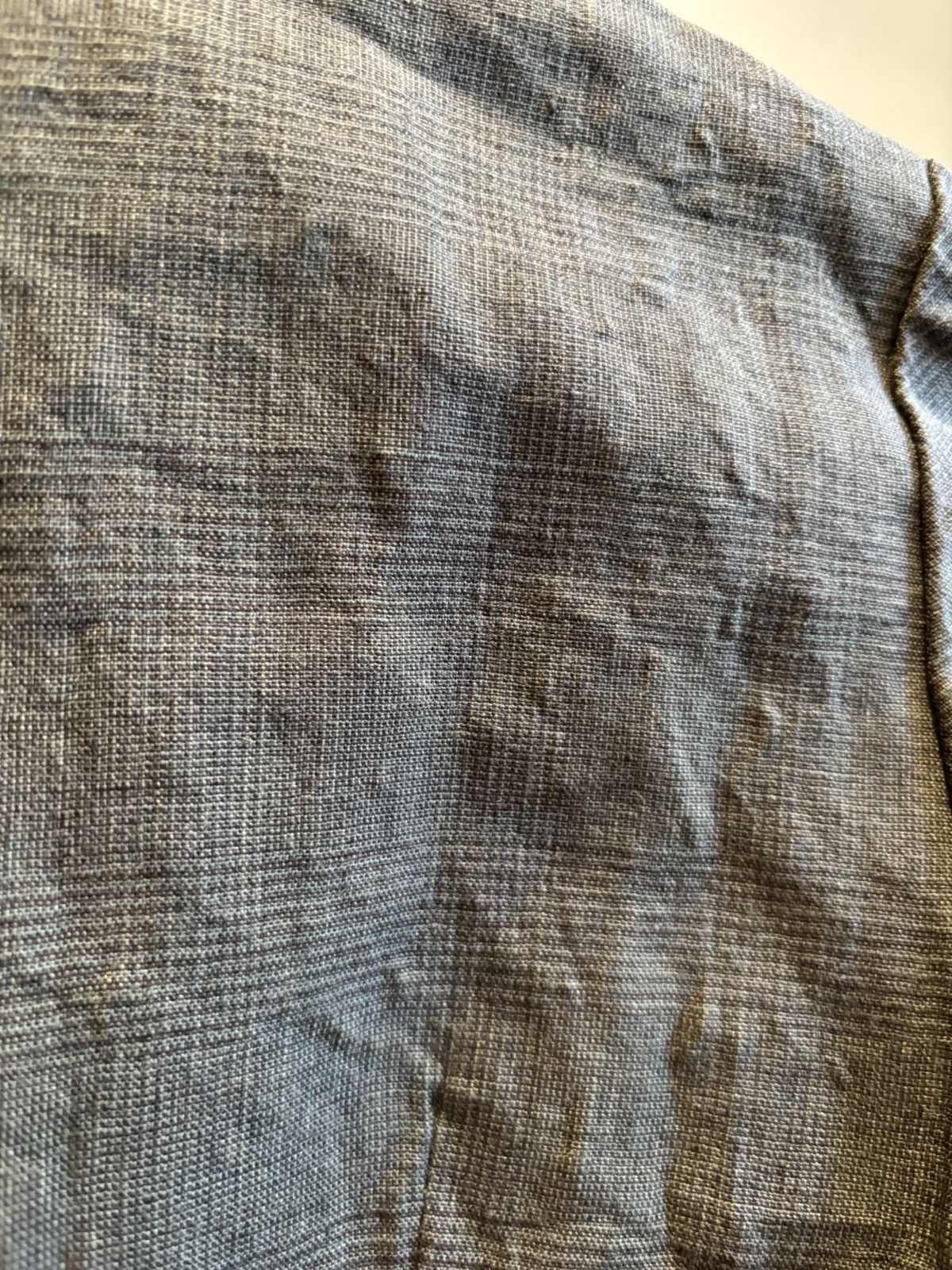 Paul Harnden Shoemakers Paul Harnden Linen Shawl Collar Jacket Size XS / US 0-2 / IT 36-38 - 6 Thumbnail