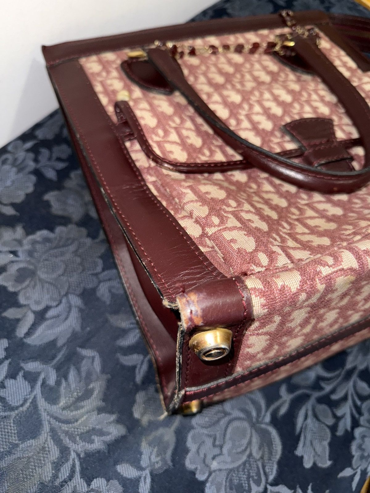 Dior Vintage 70s Christian Dior Bagages Monogram Tote Bag Size ONE SIZE - 15 Thumbnail