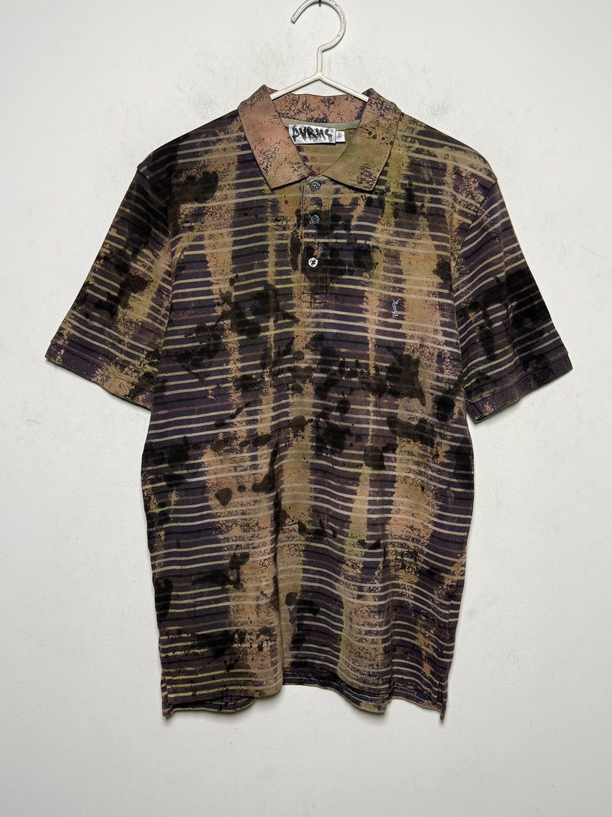 Yves Saint Laurent Vintage Yves Saint Laurent punk grunge painters polo Size US M / EU 48-50 / 2 - 1 Thumbnail
