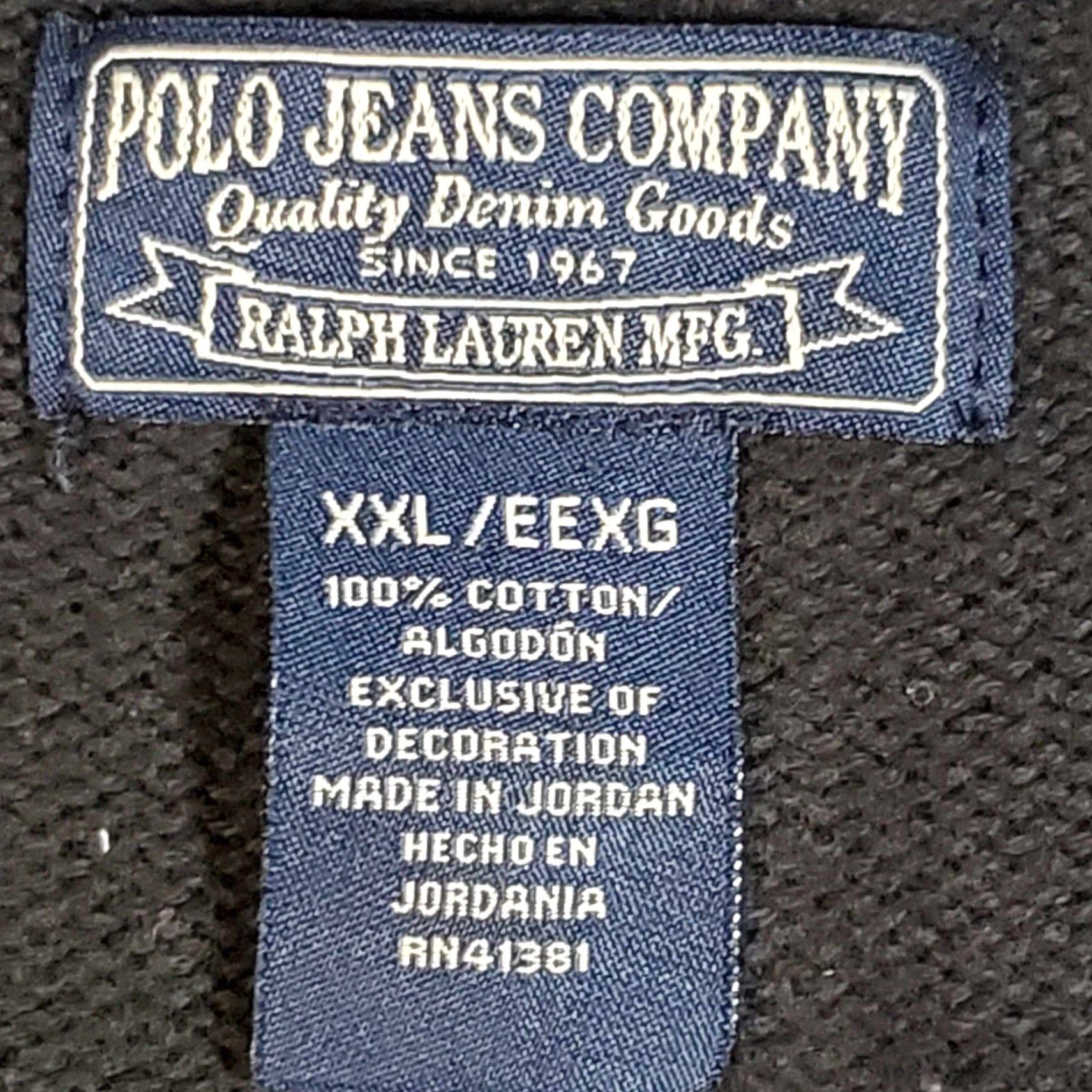 Ralph Lauren VINTAGE Polo Ralph Lauren Quarter Zip USA FLAG Embroidered Sweater 2XLT Black Mens XL Big & Tall Polo USA Flag Embroidered Pullover Vintage Rare Size US XXL / EU 58 / 5 - 4 Thumbnail
