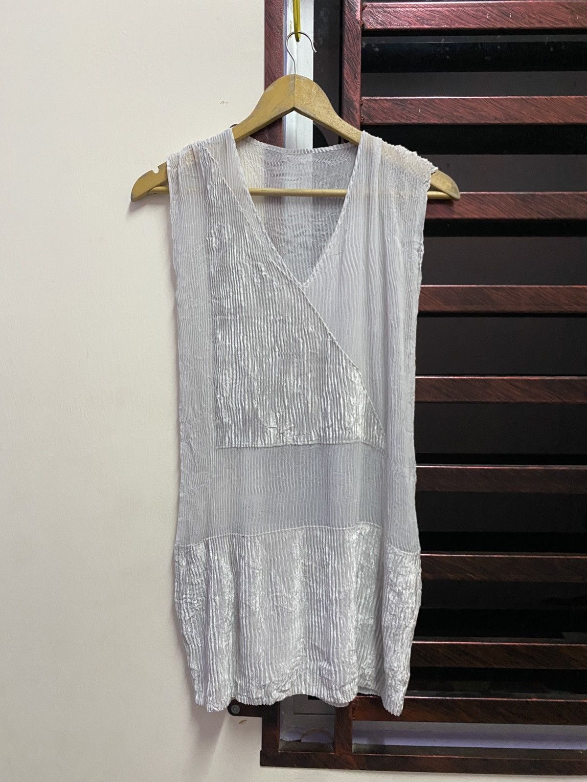 Issey Miyake Vintage Two Tone Issey Miyake Pleated Dress Size M / US 6-8 / IT 42-44 - 1 Thumbnail