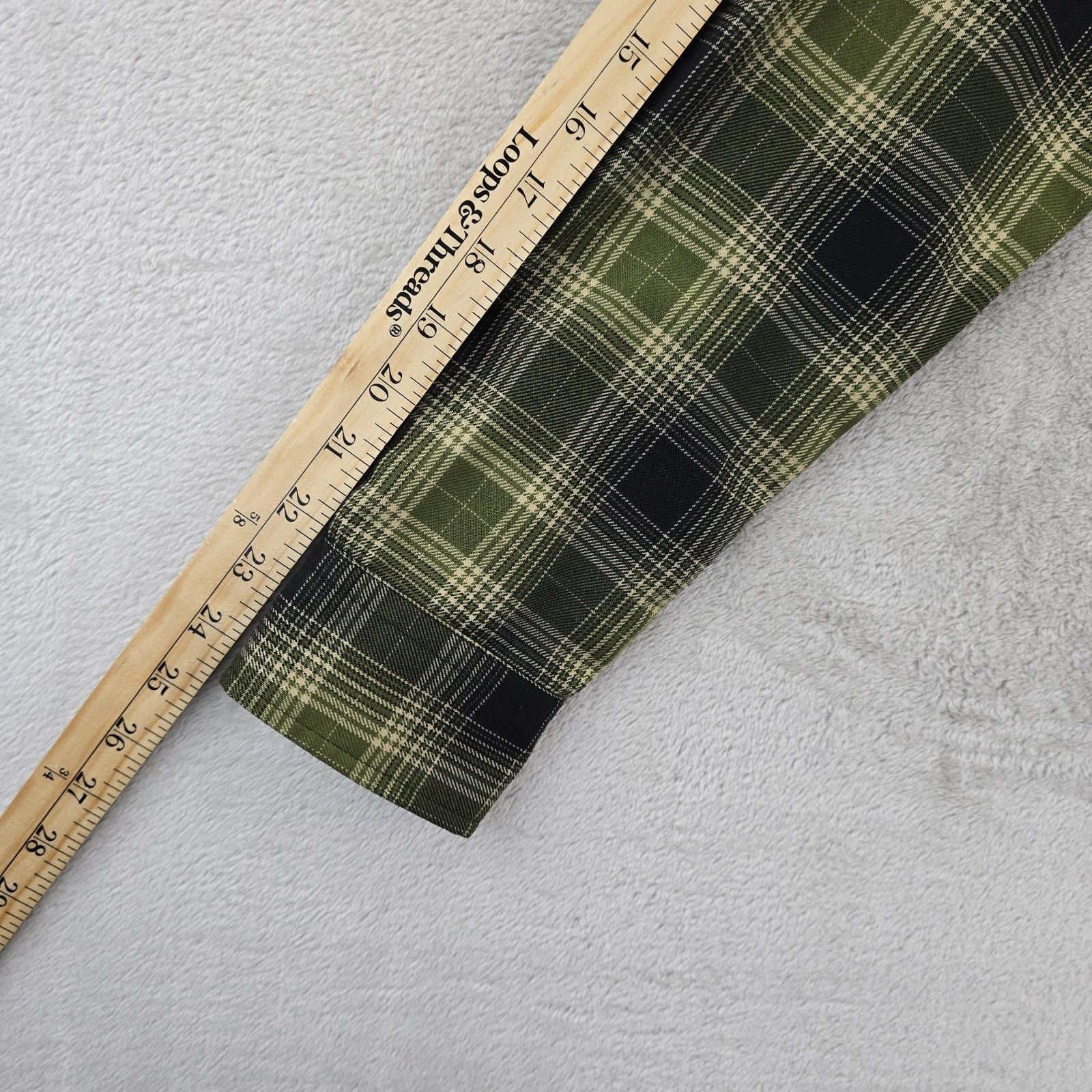 Dixxon Dixxon Action Flannel Shirt Womens Medium Green Black Plaid Size M / US 6-8 / IT 42-44 - 12 Thumbnail