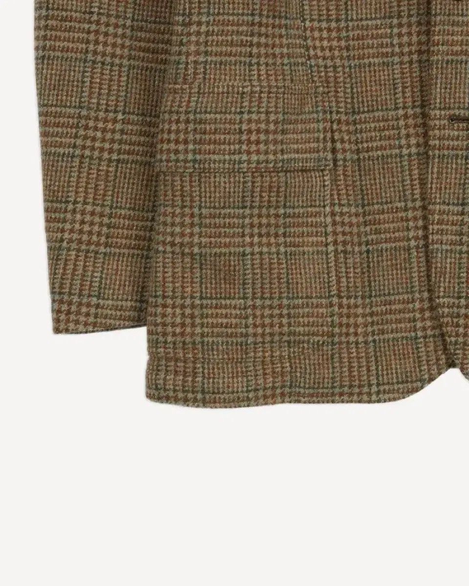 Drake's Drake's Brown Prince of Wales Tweed Games Blazer Mark 7 Size 38R - 9 Thumbnail